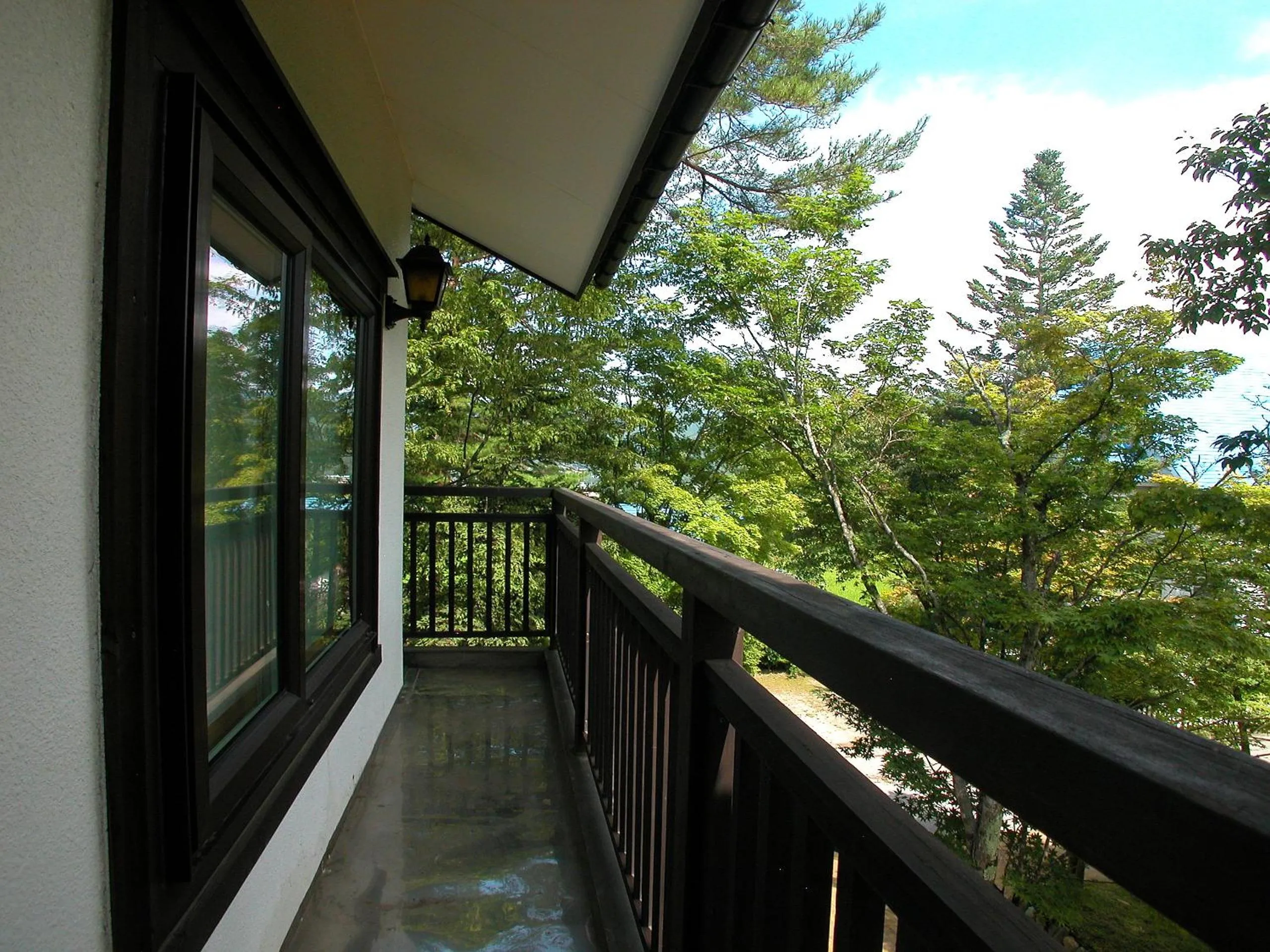 Balcony/Terrace in B&B Koyuki Hakuba