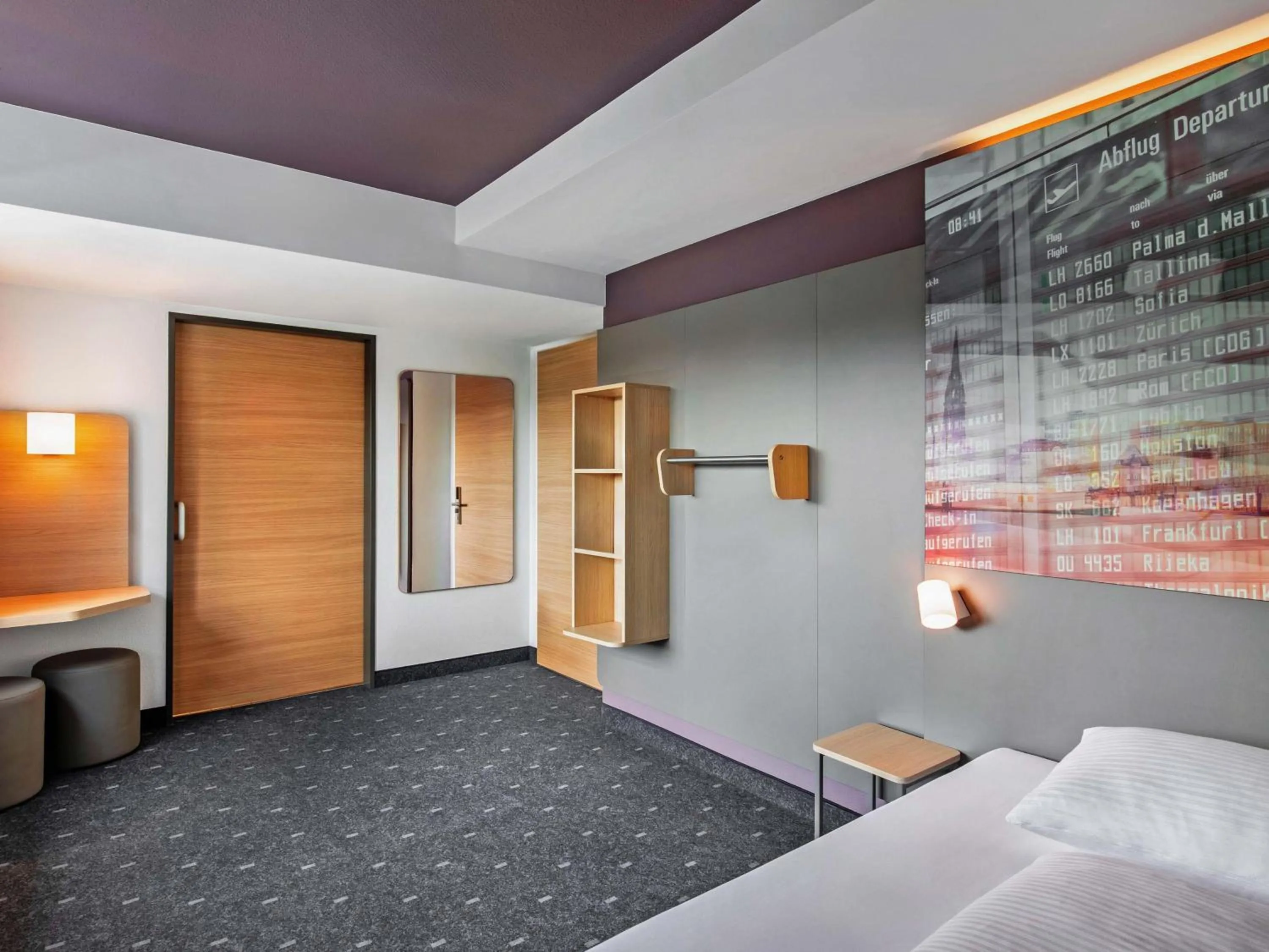 Photo of the whole room, Bed in B&B Hotel Hamburg-Airport