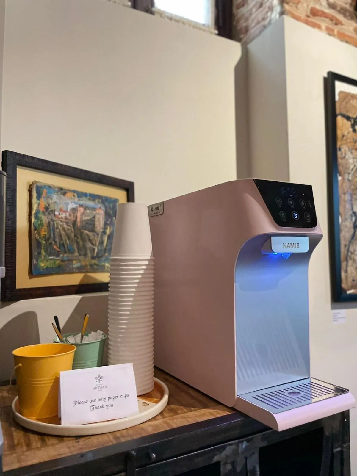 Lobby or reception in Arts Hotel Tbilisi