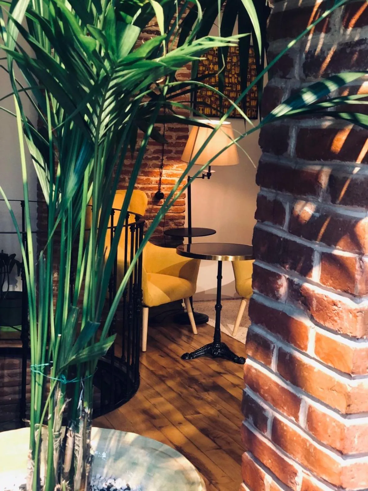 Seating area in Arts Hotel Tbilisi