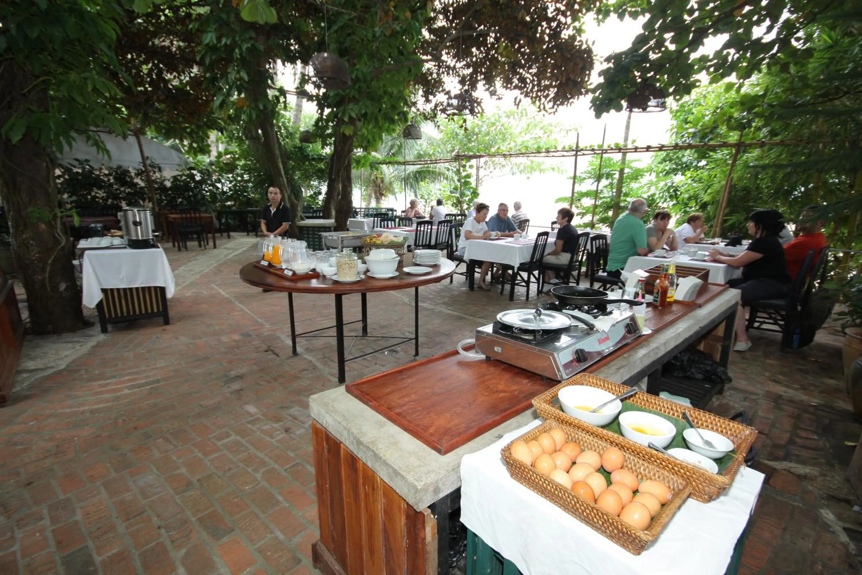 Breakfast in Sala Prabang Hotel