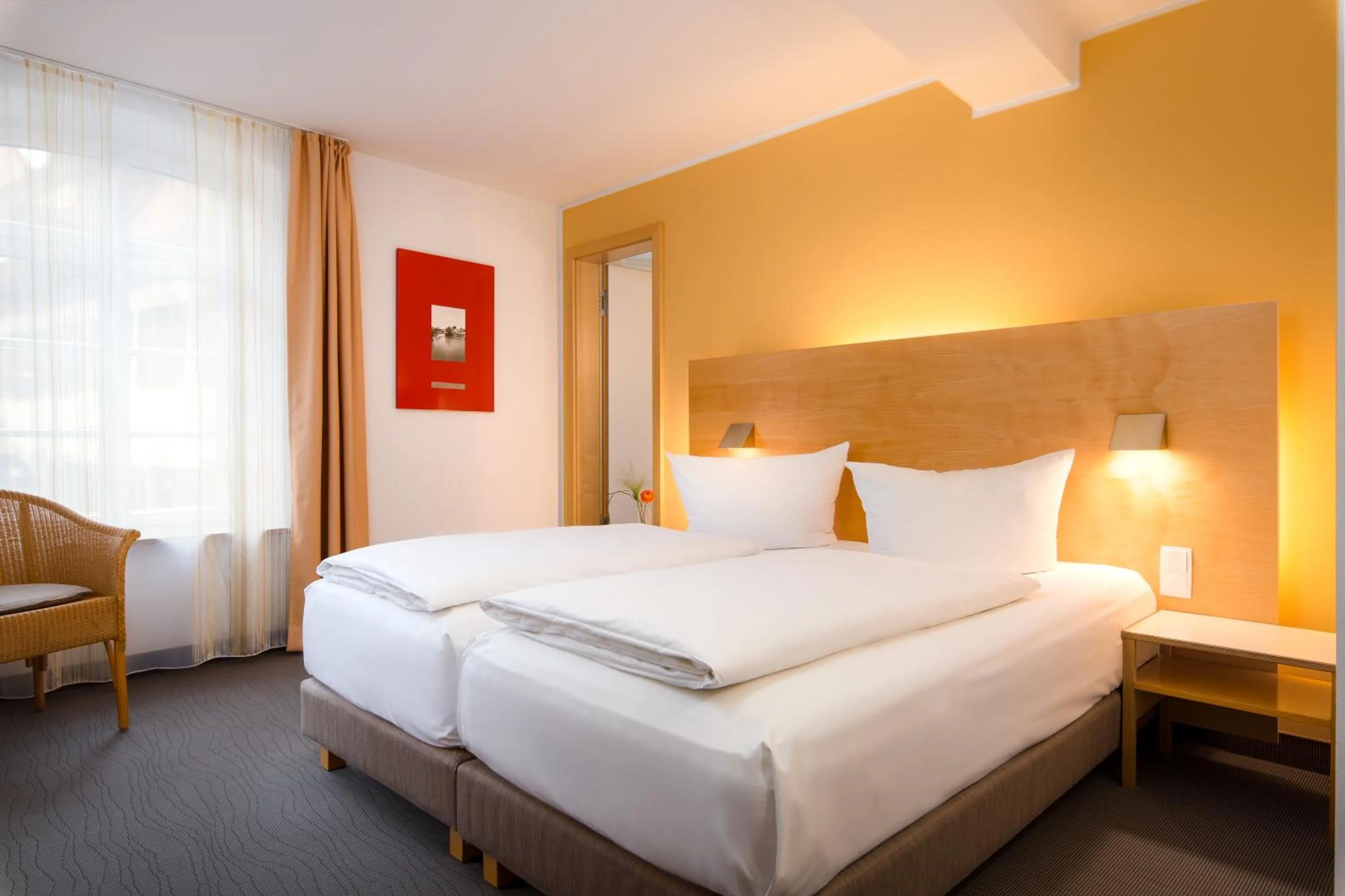 Photo of the whole room, Bed in Hotel Nepomuk