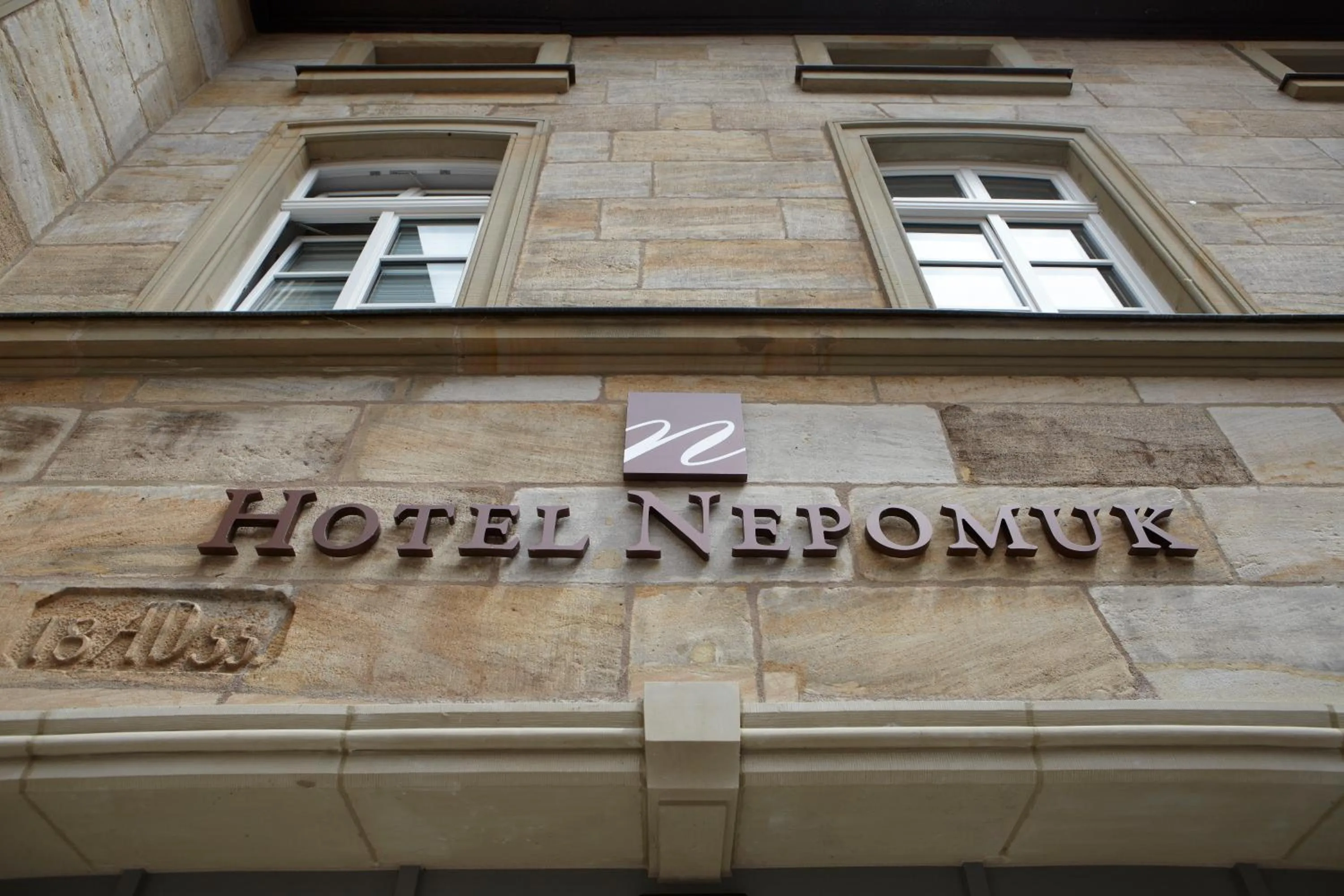 Facade/entrance in Hotel Nepomuk