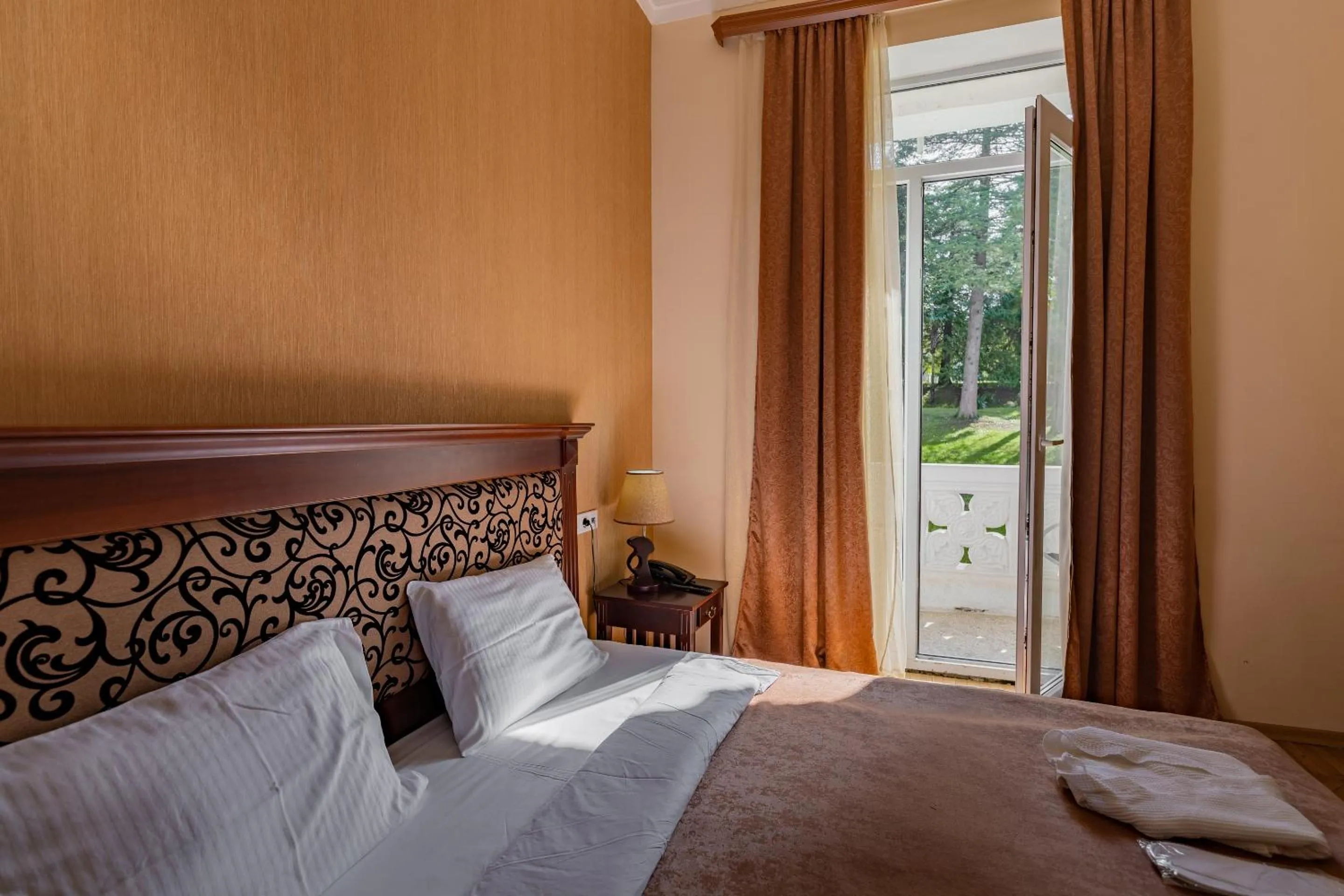 Bed in Legends Tskaltubo Spa Resort