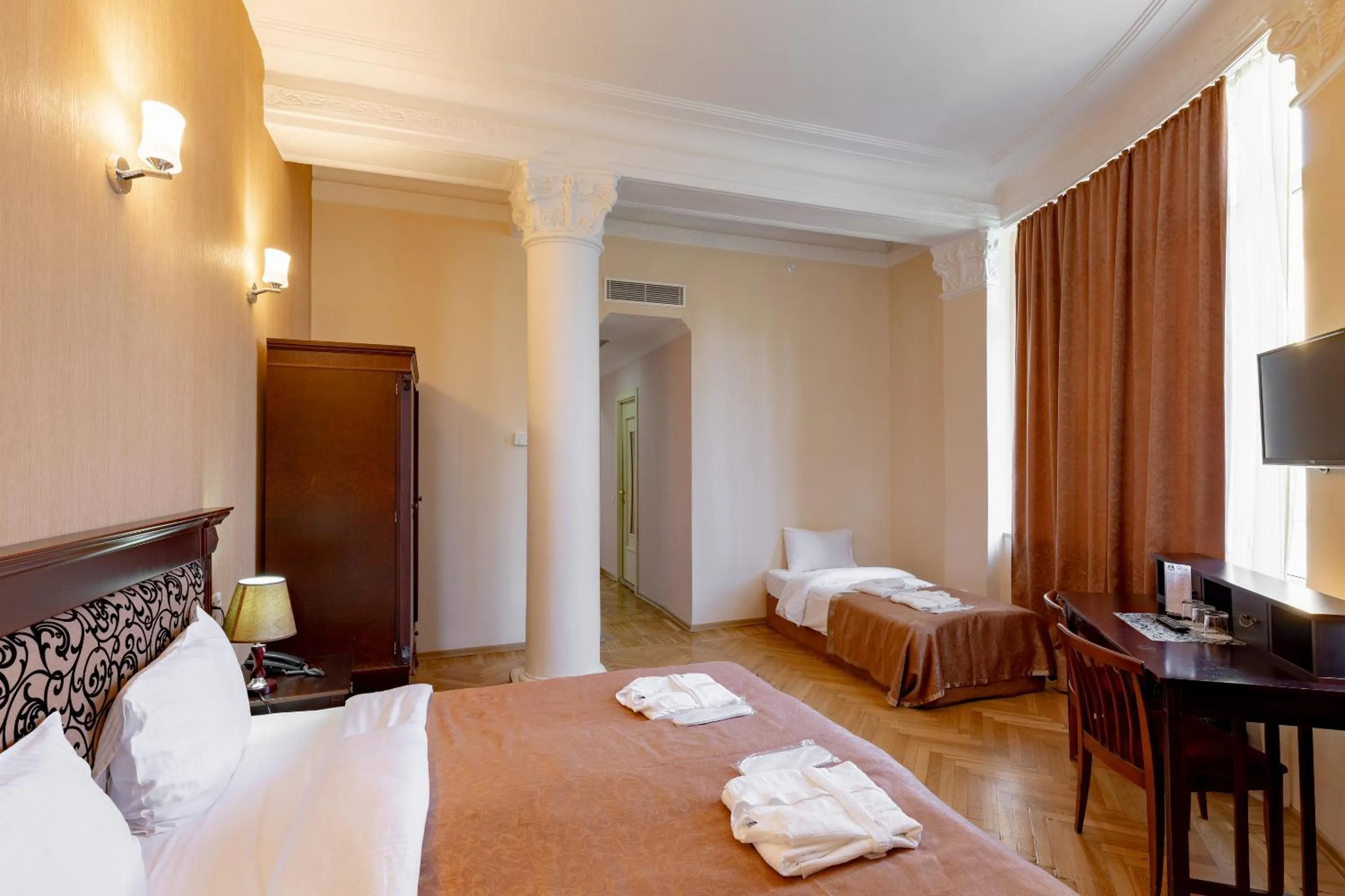 Bedroom, Bed in Legends Tskaltubo Spa Resort