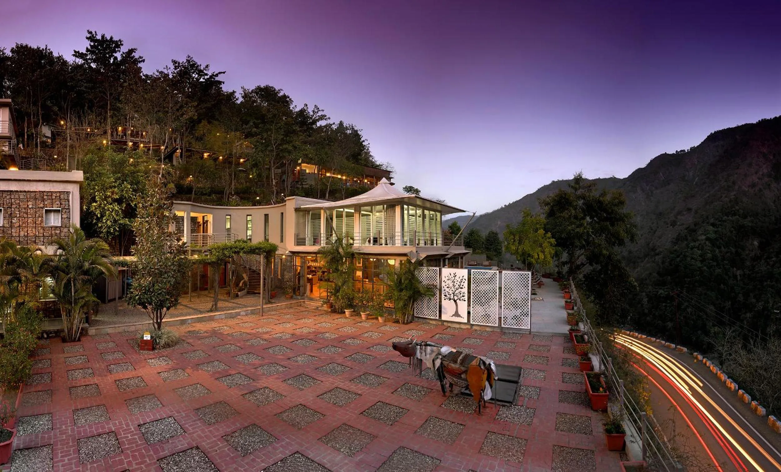 Facade/entrance in Atali Ganga Resort, Rishikesh