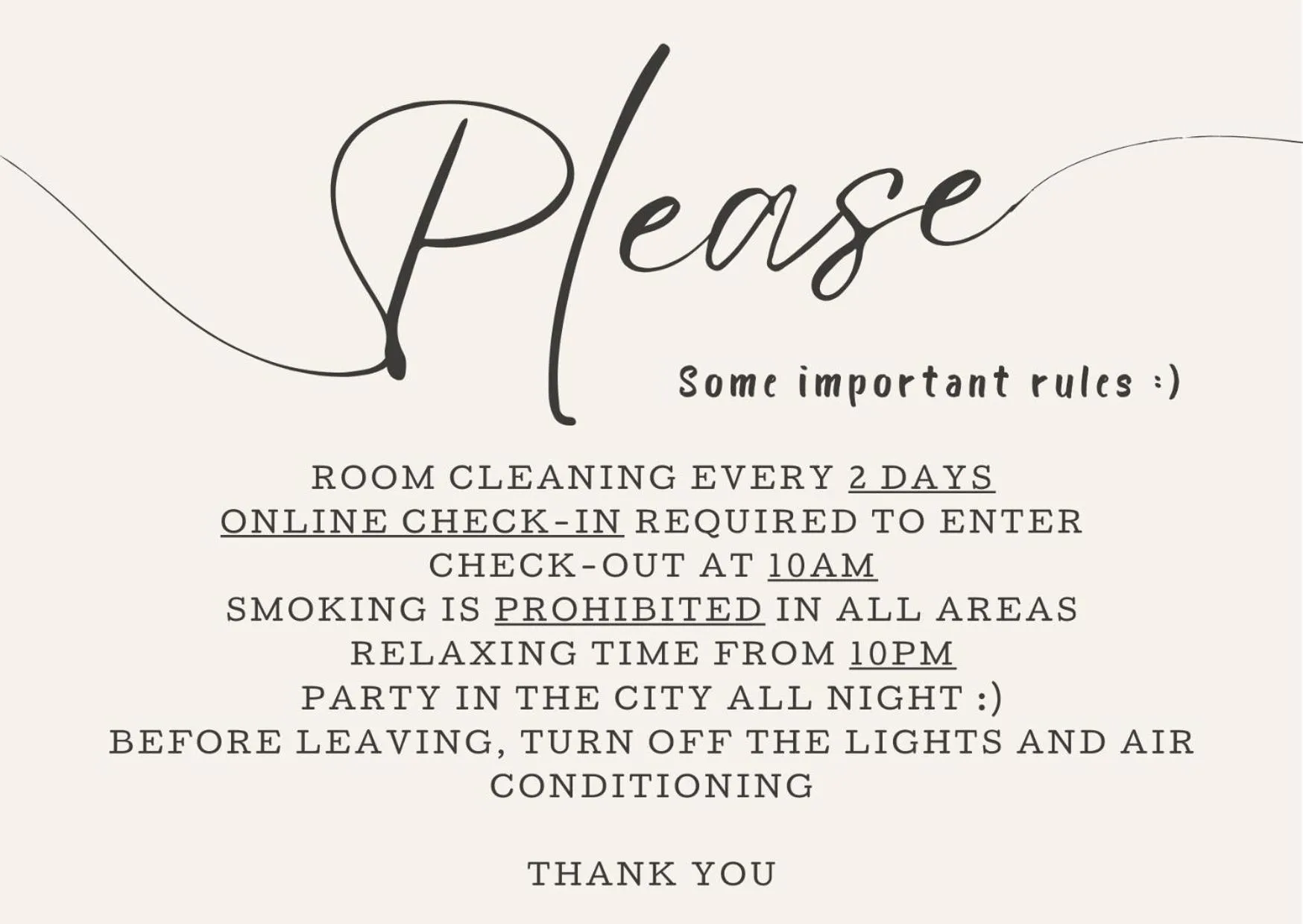 Text overlay in Cosmopolitan Central Rooms