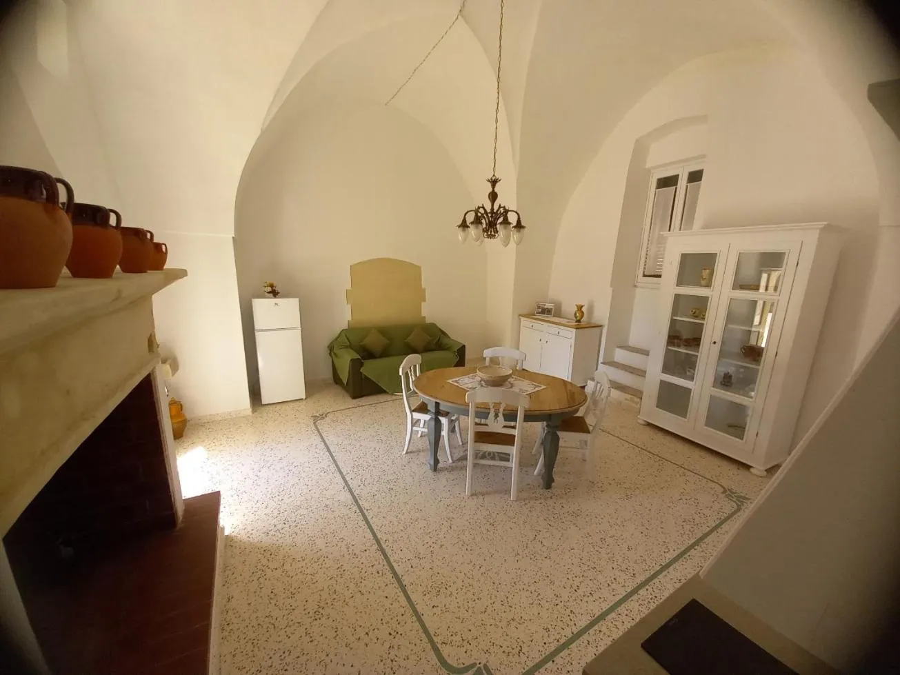 Living room in masseria Carlini