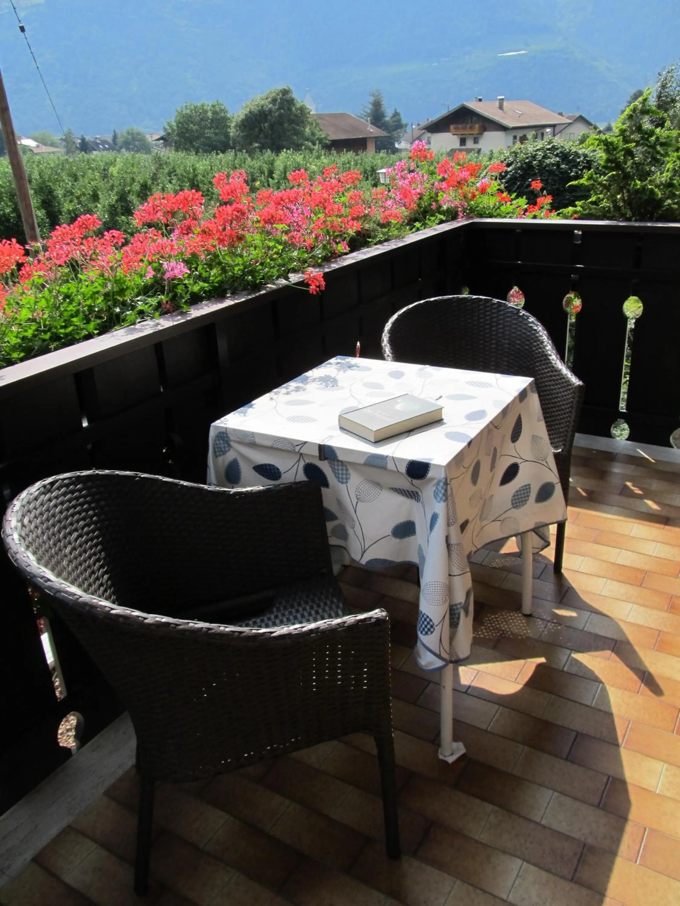 Balcony/Terrace in Garni Weghueb