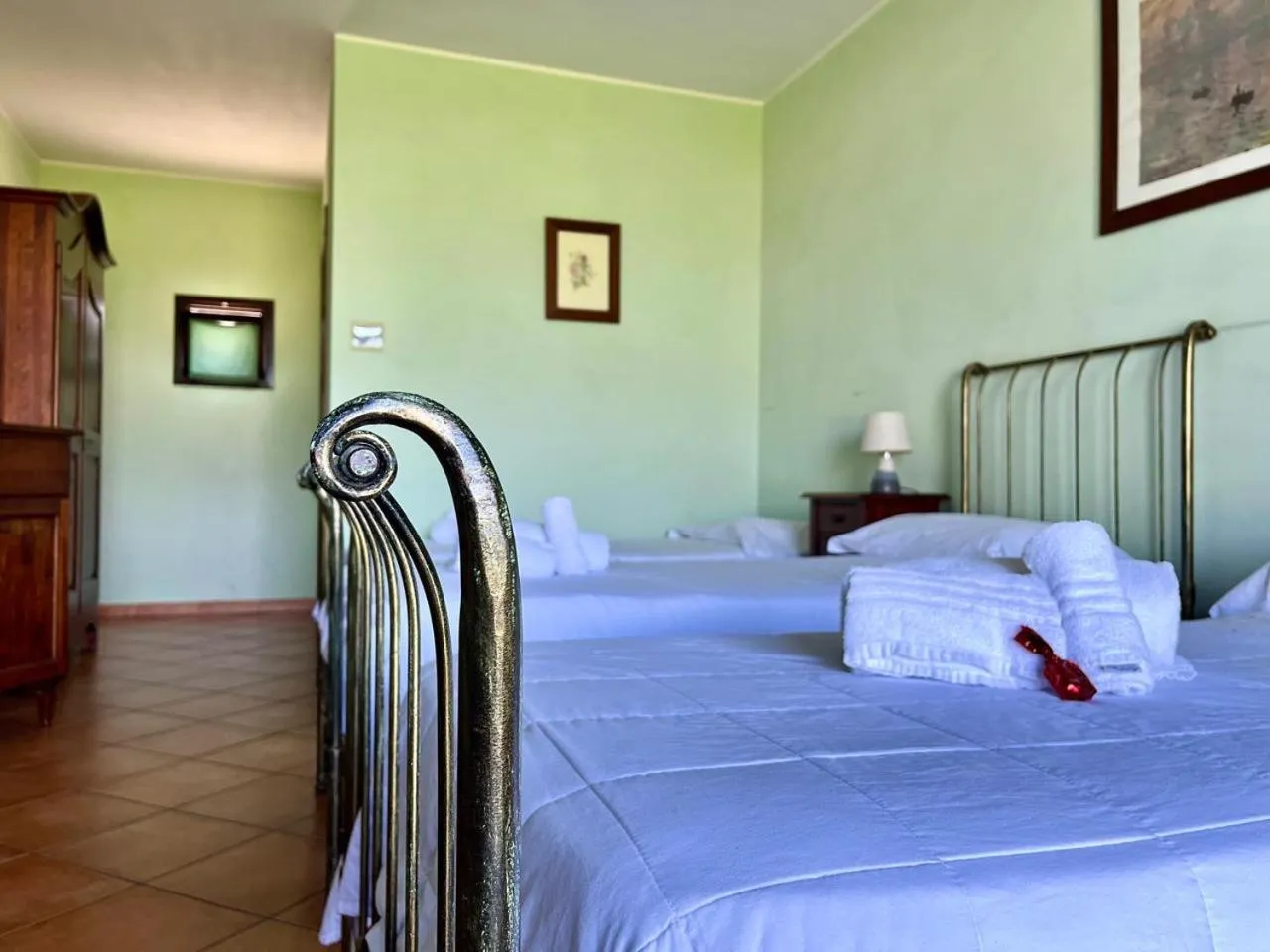 Patio in Albergo Cosmera