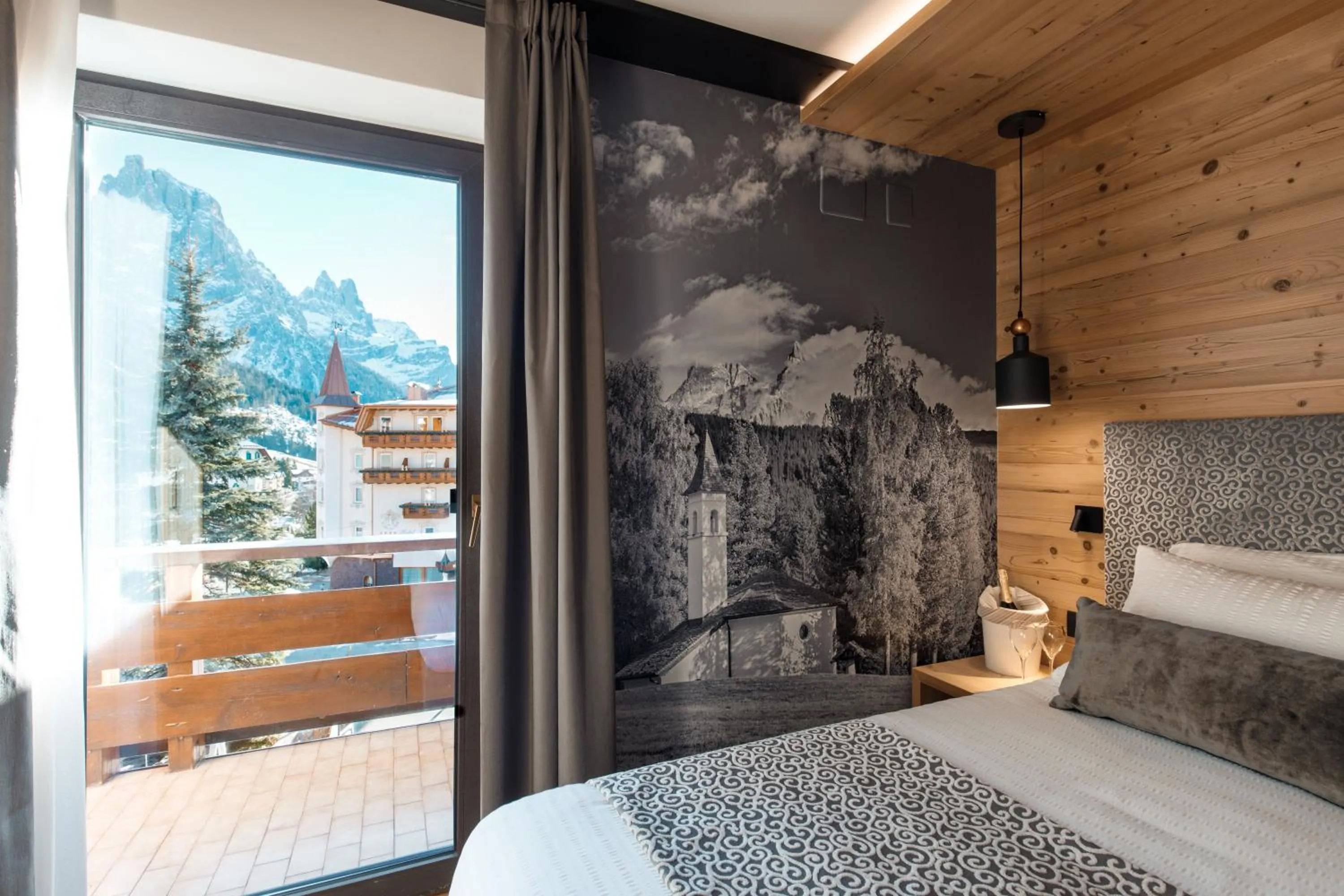 Bed in Hotel Belvedere