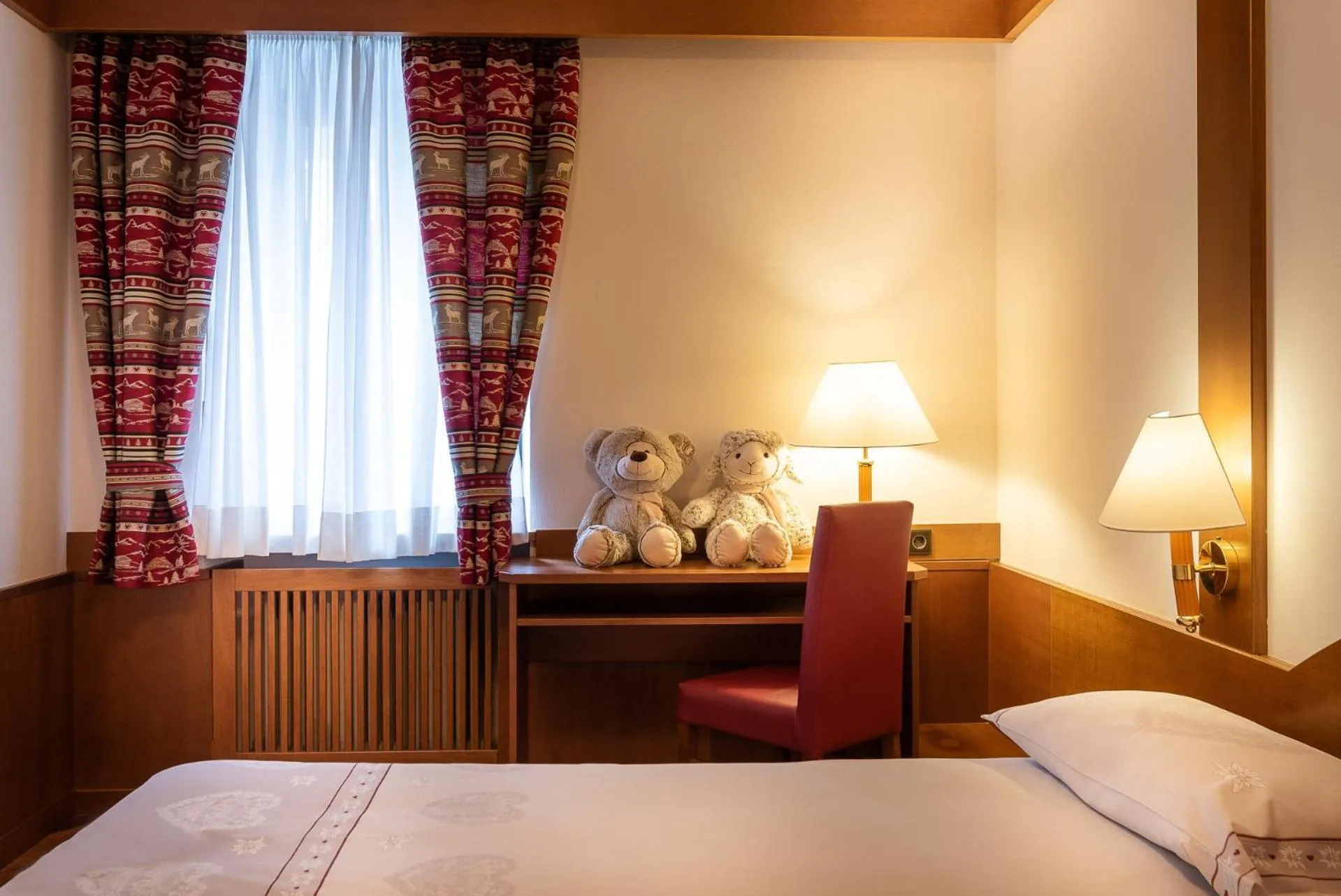 Bed in Hotel Belvedere