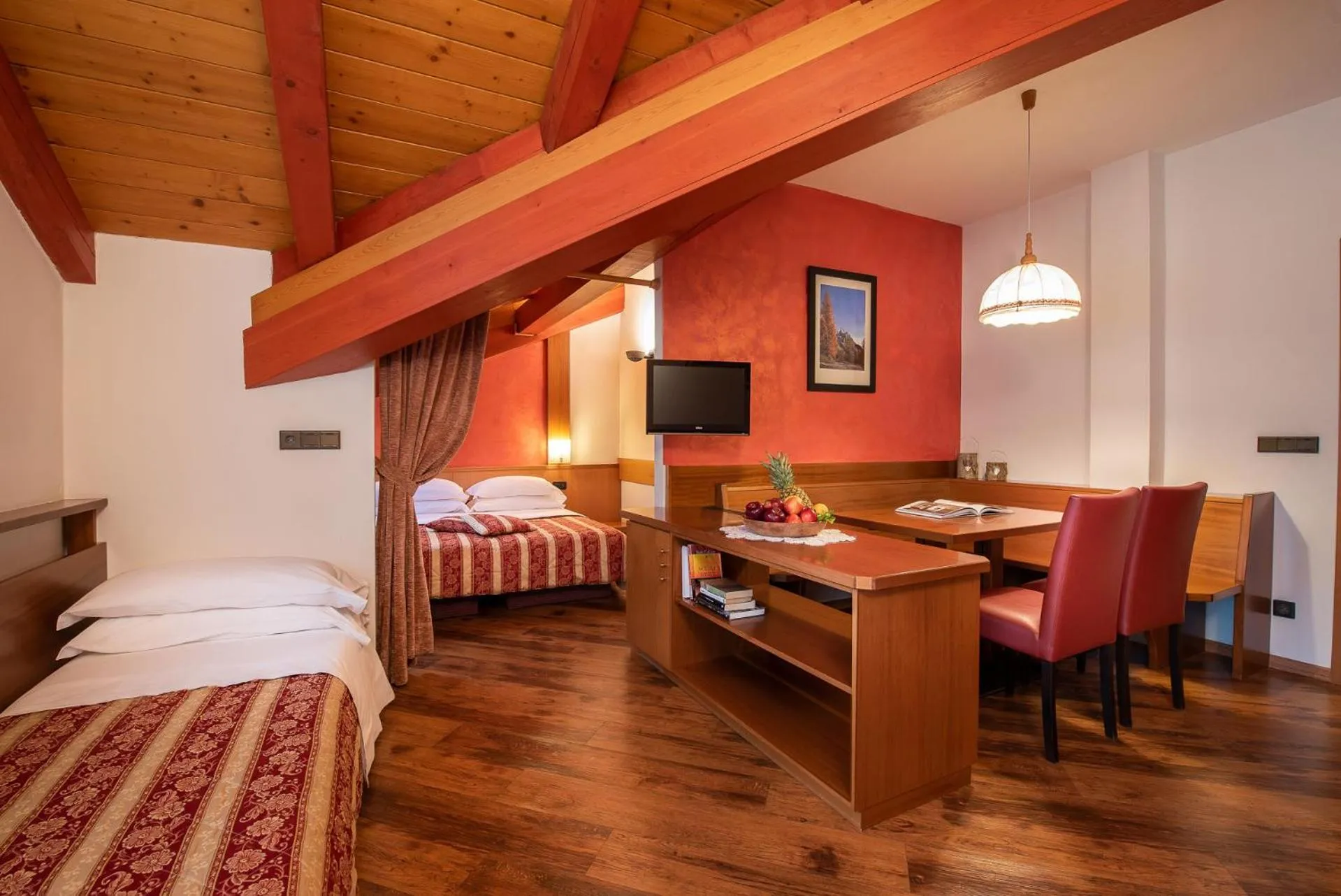 Bed in Hotel Belvedere