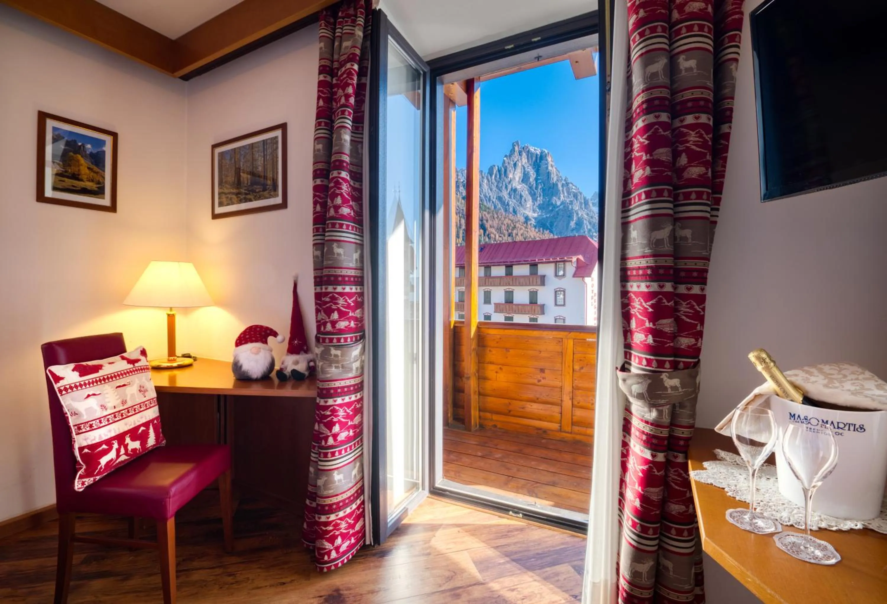 Bed in Hotel Belvedere