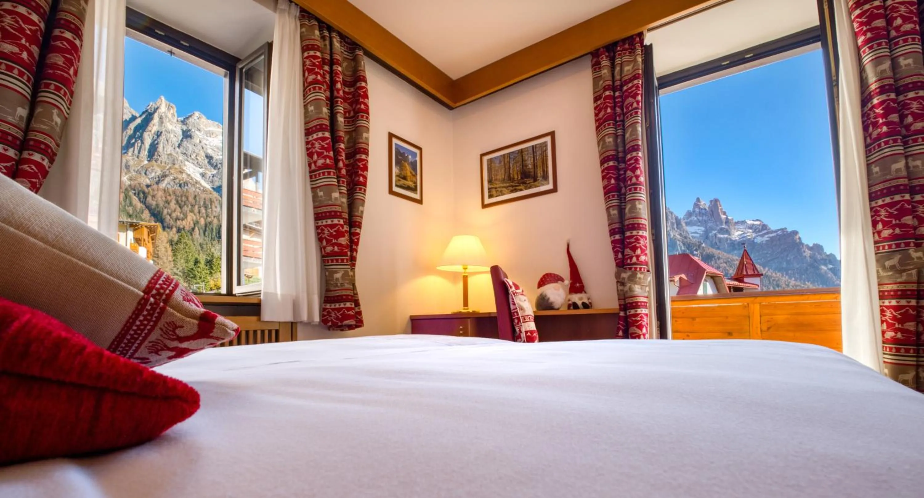 Bed in Hotel Belvedere