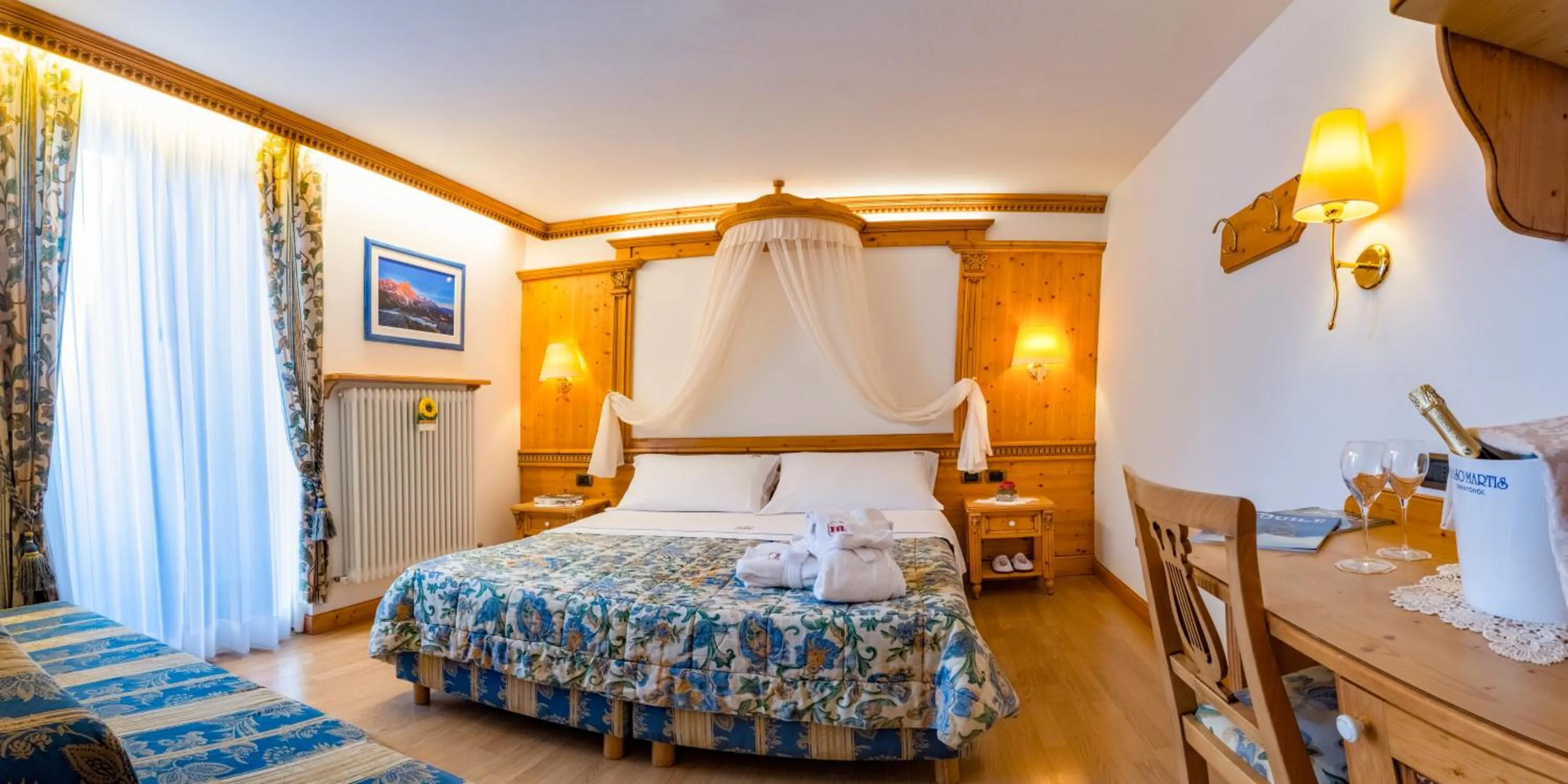 Bed in Hotel Belvedere