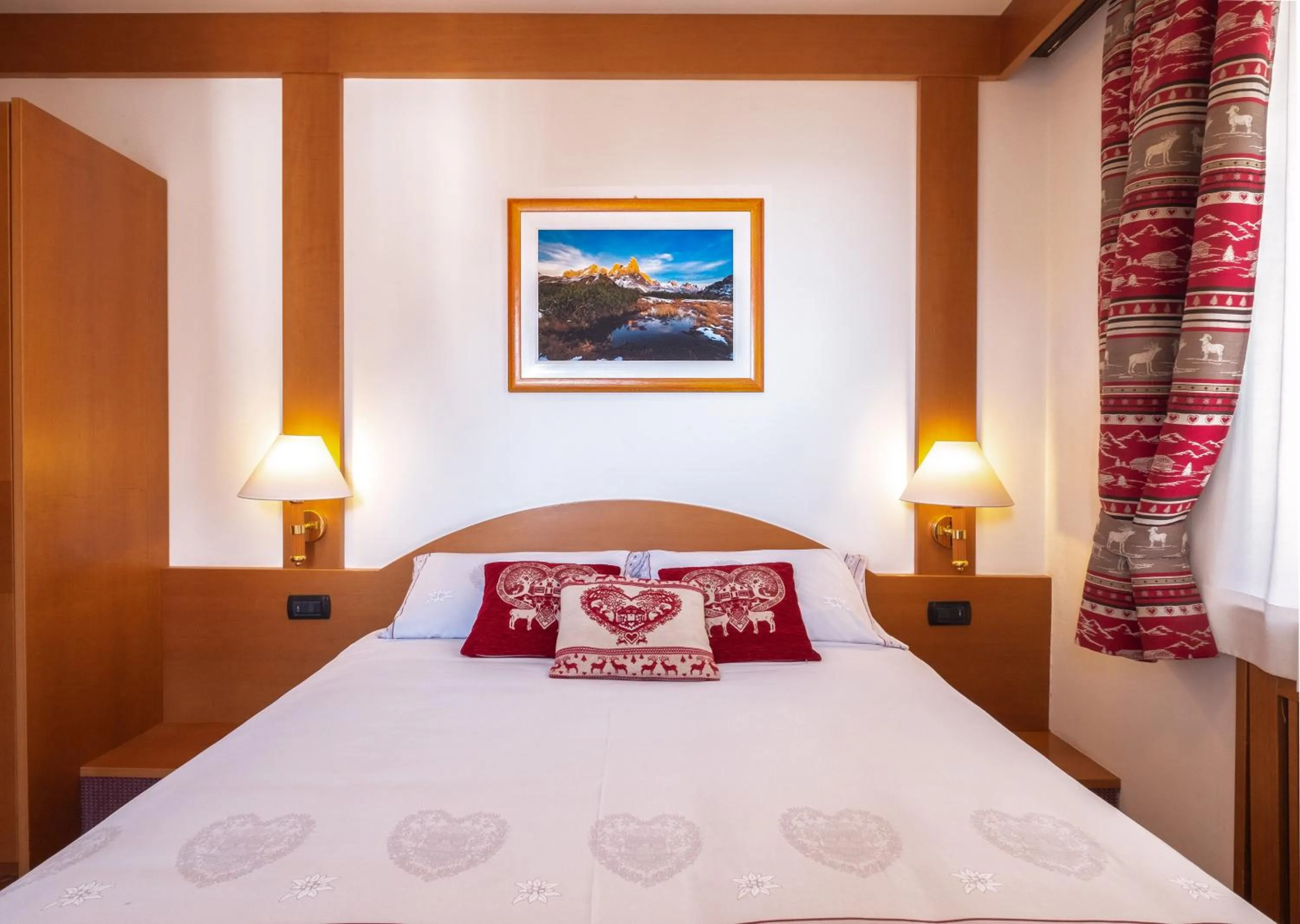 Bed in Hotel Belvedere