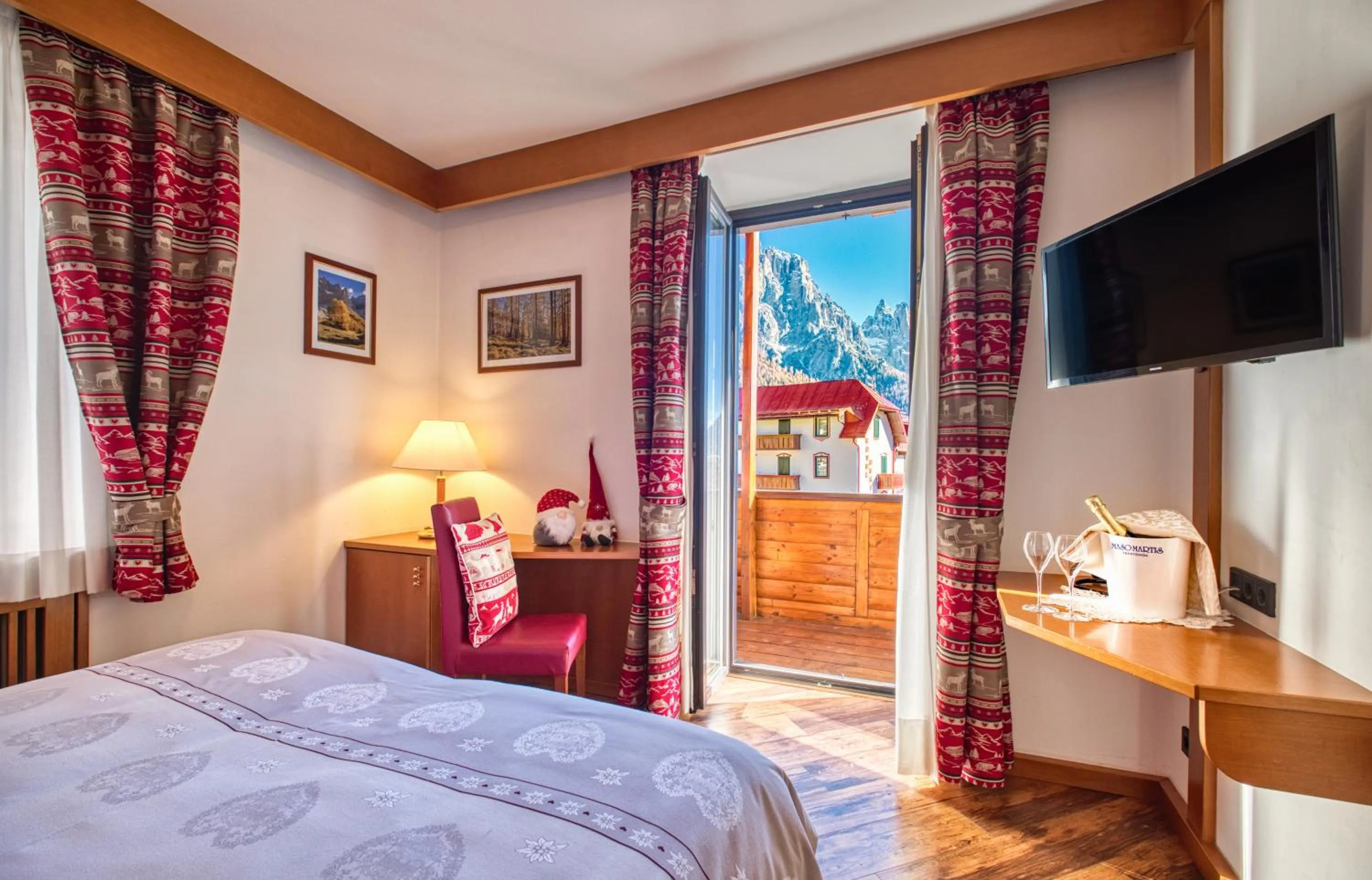 Bed in Hotel Belvedere