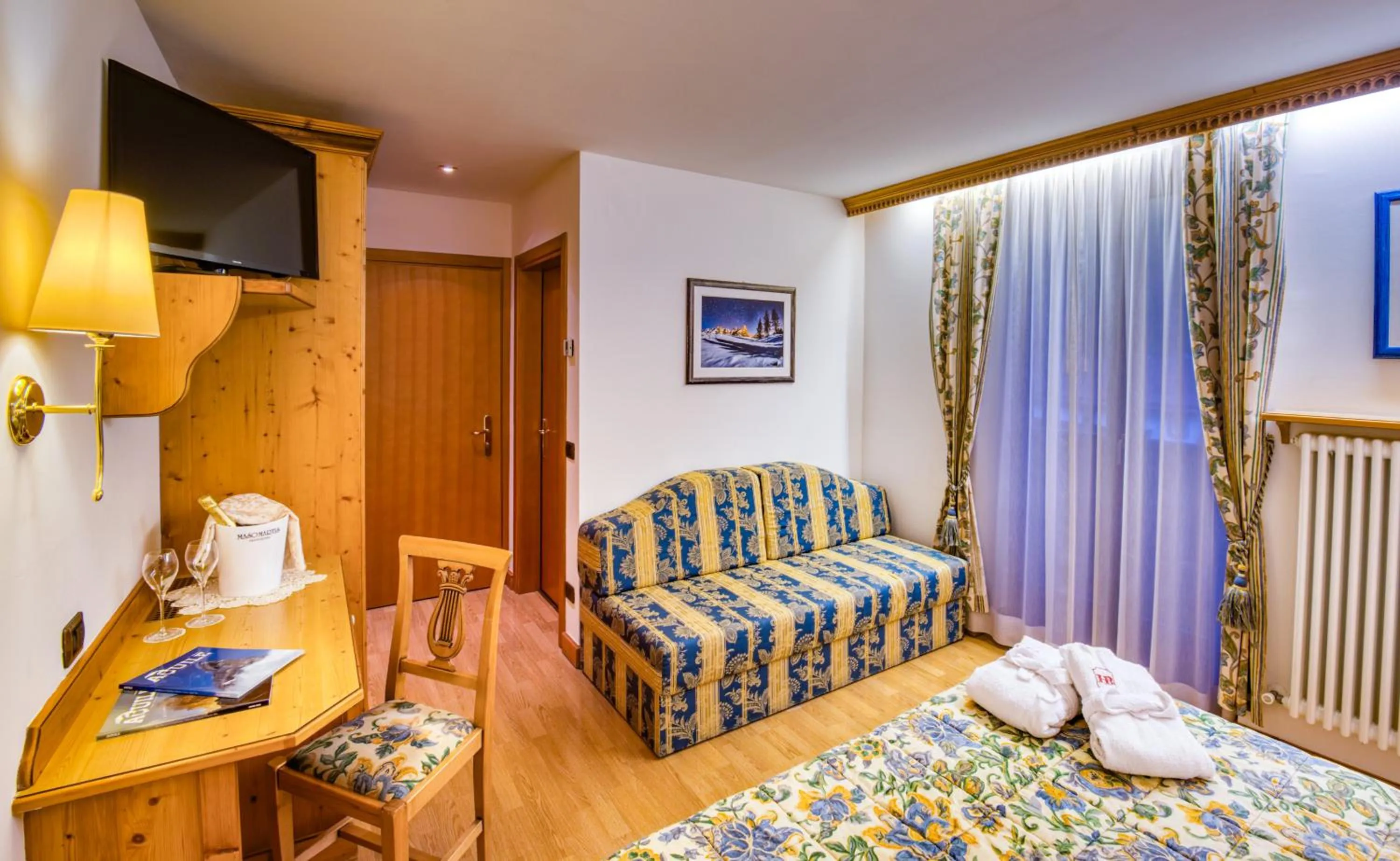 Bed in Hotel Belvedere