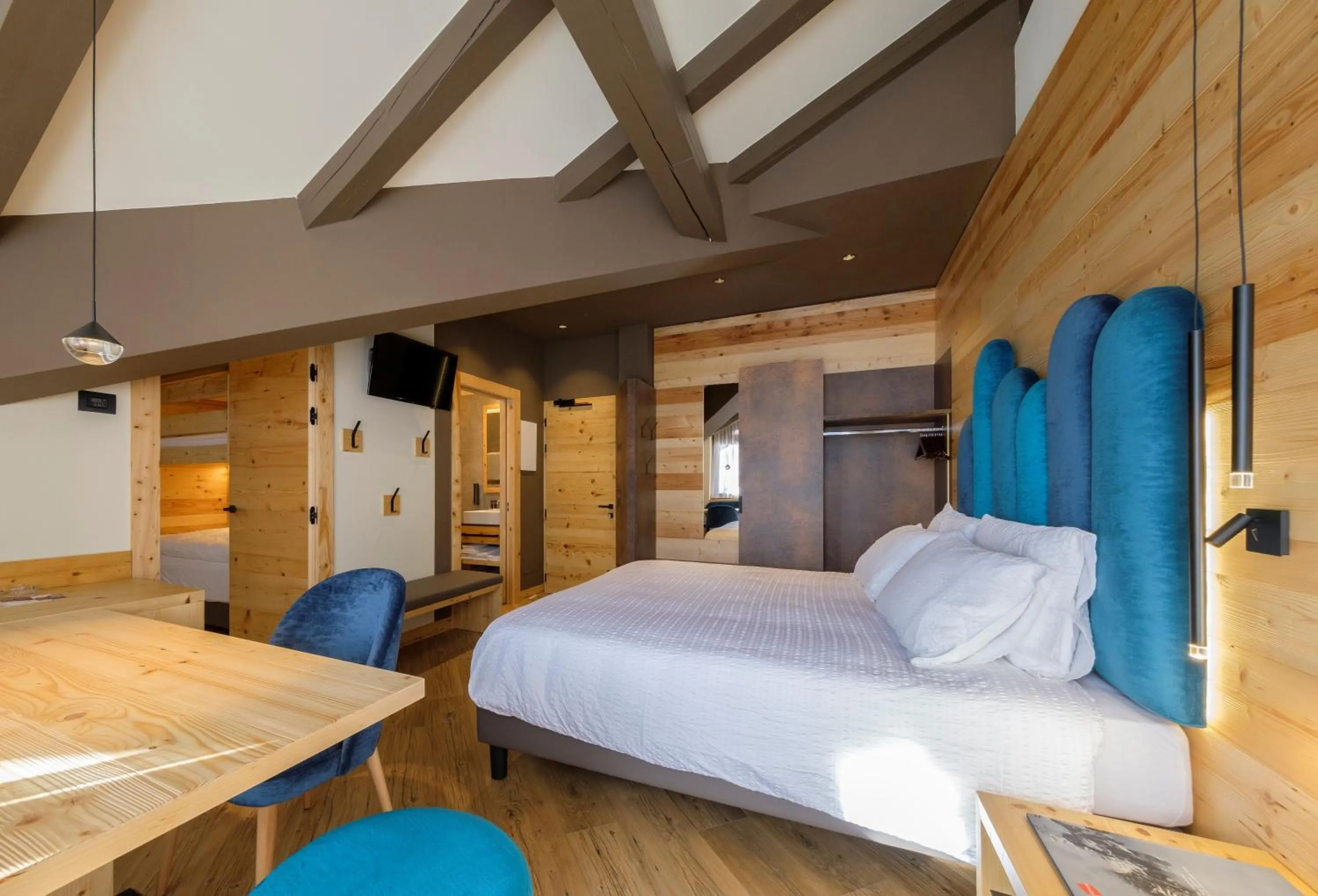 Bed in Hotel Belvedere