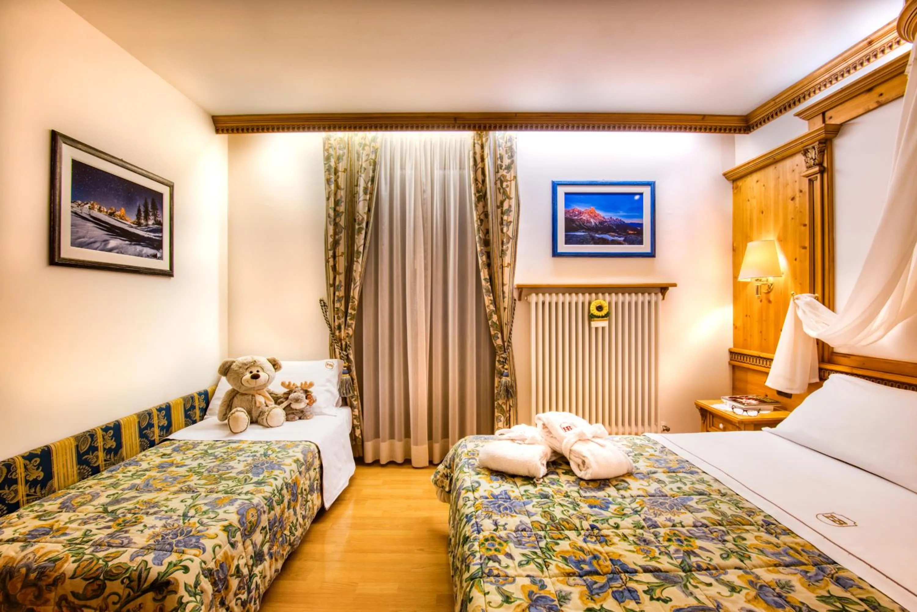 Bed in Hotel Belvedere