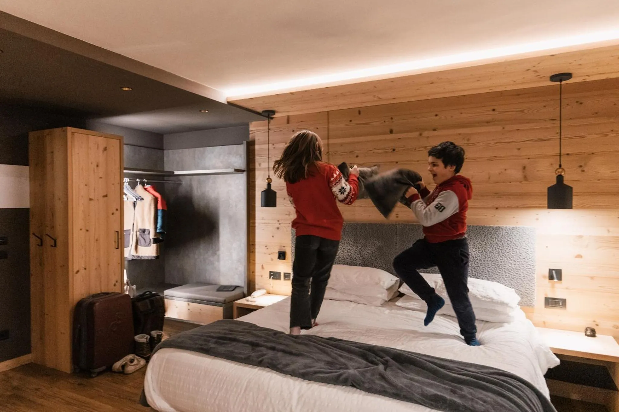 Bed in Hotel Belvedere