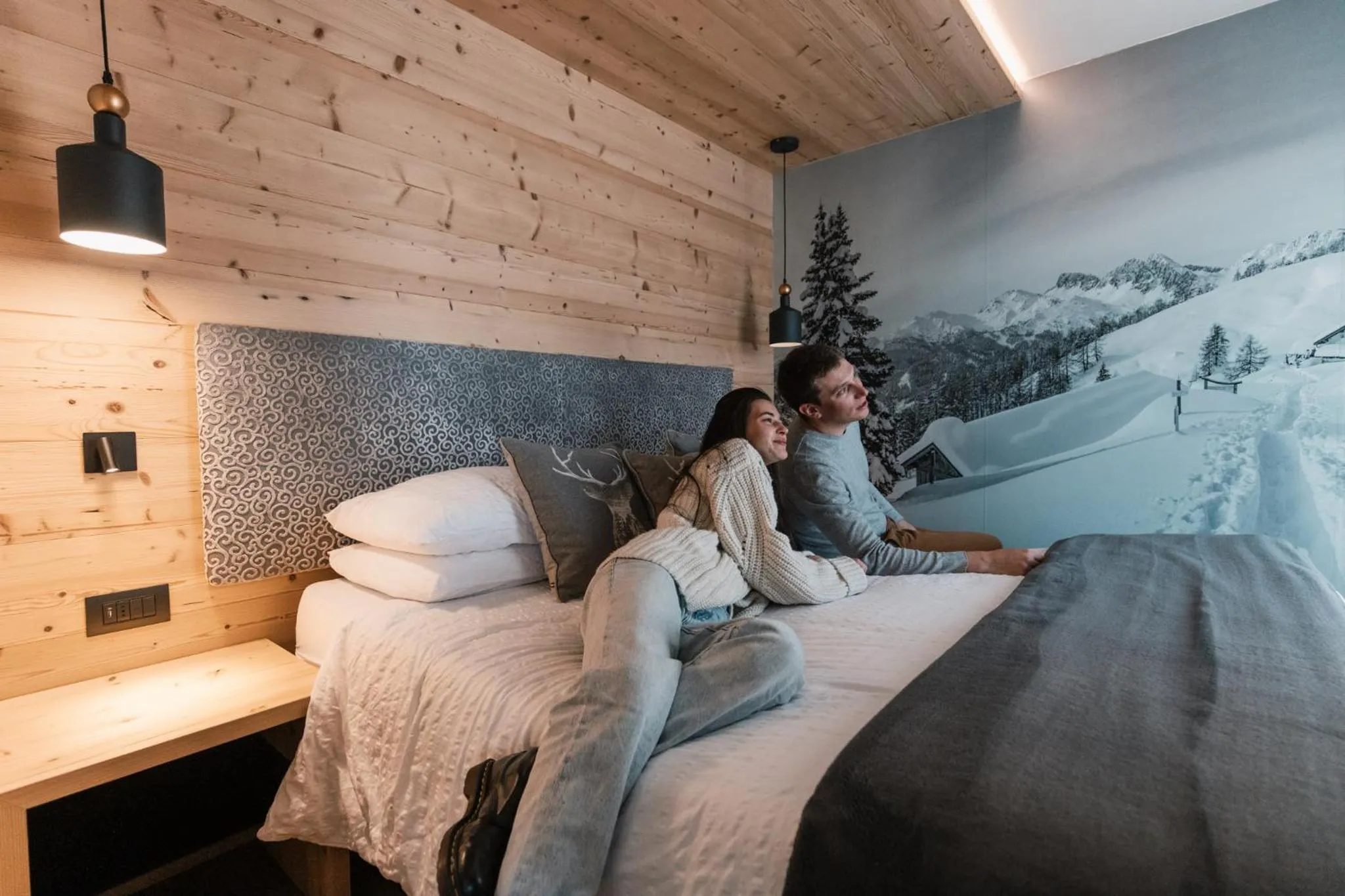 Bed in Hotel Belvedere