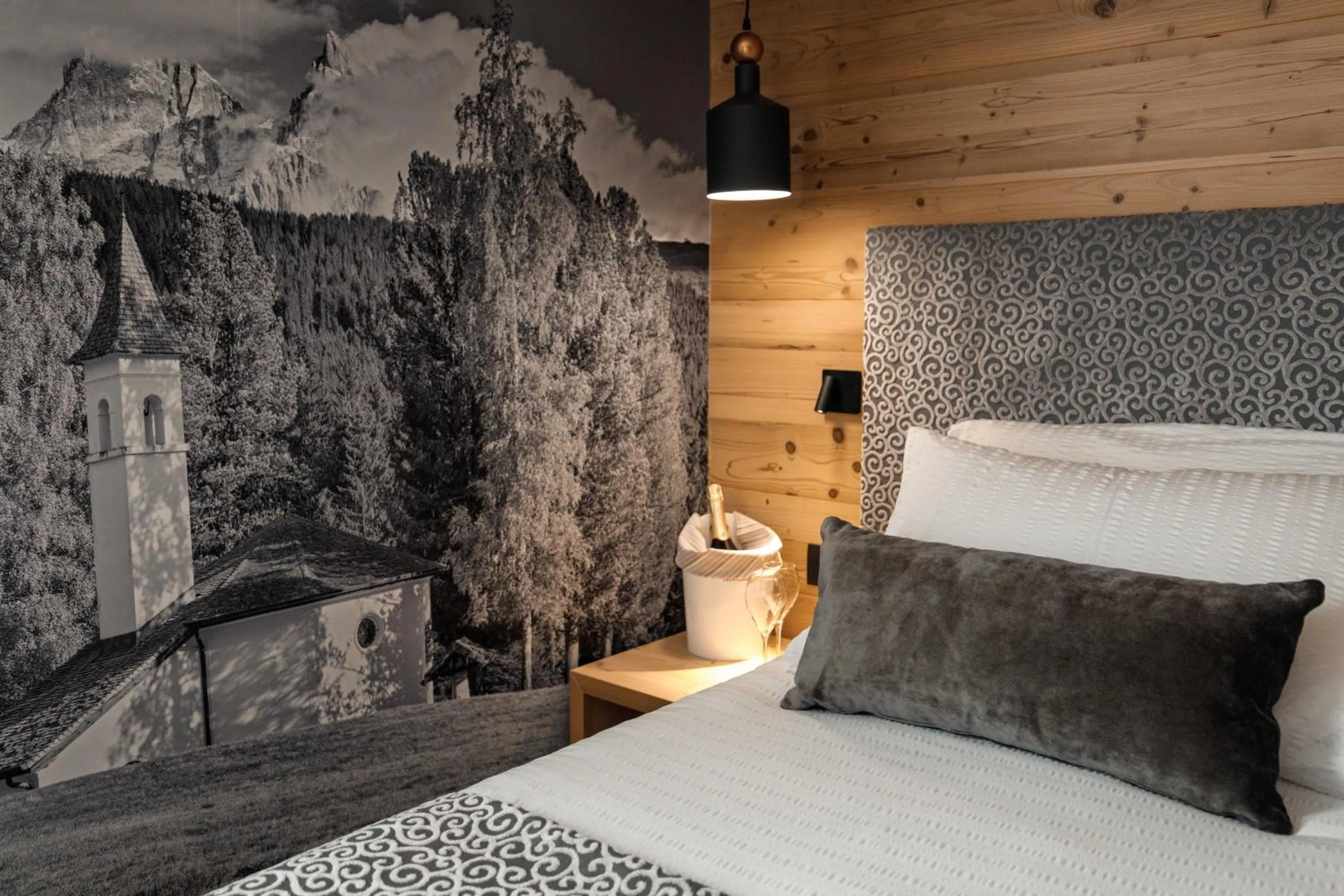 Bed in Hotel Belvedere