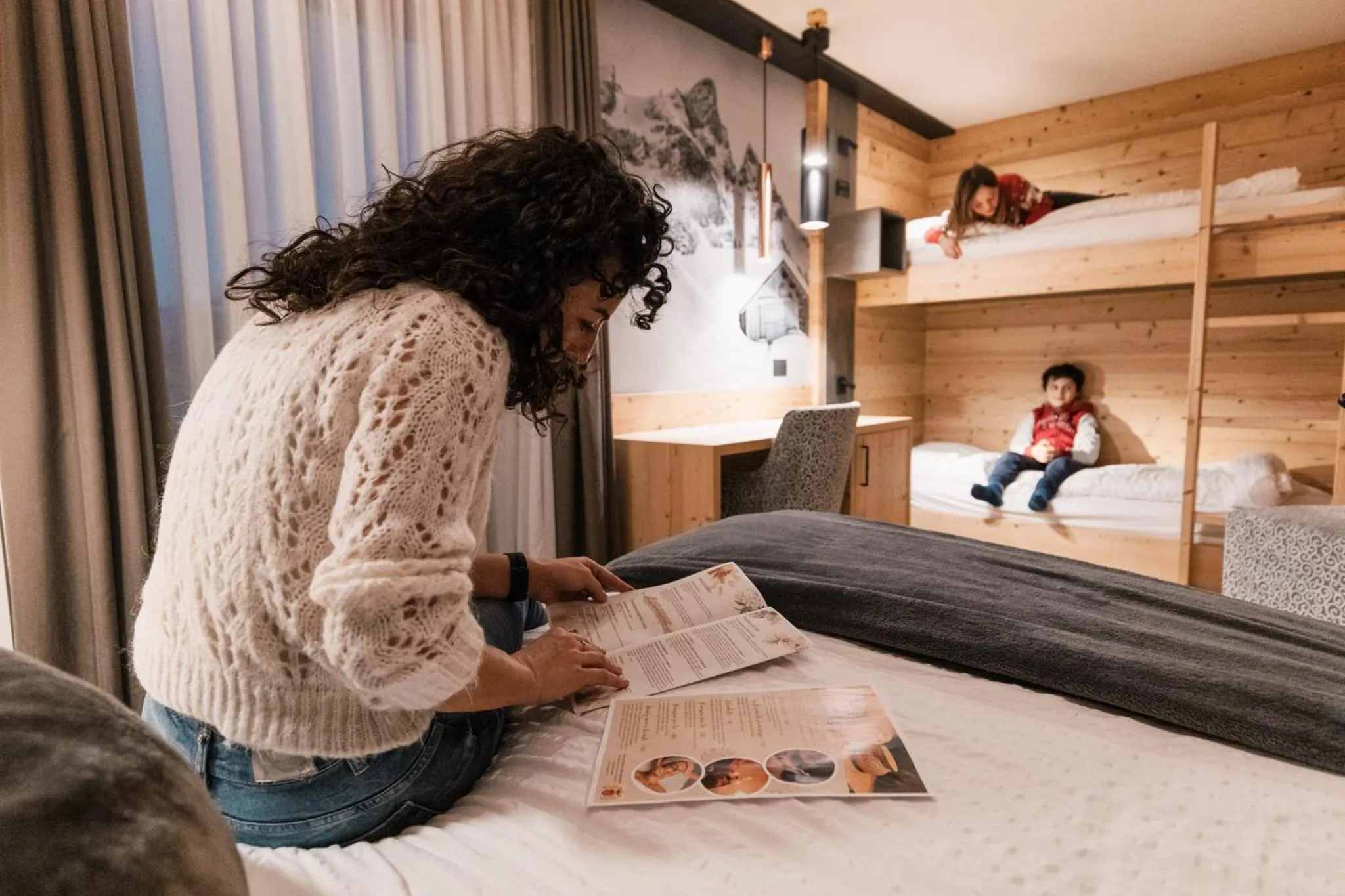 Bed in Hotel Belvedere