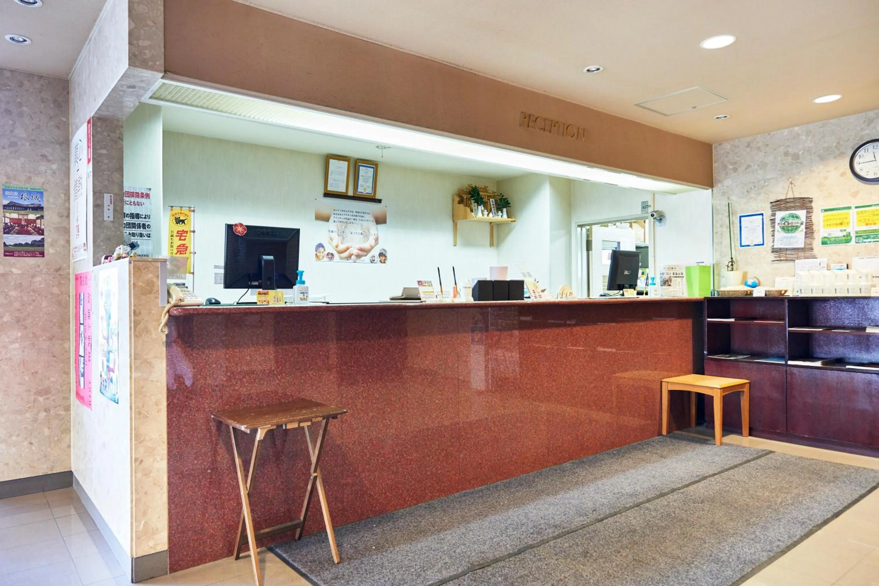 Lobby or reception in Hotel Select Inn Hachinohe Chuo