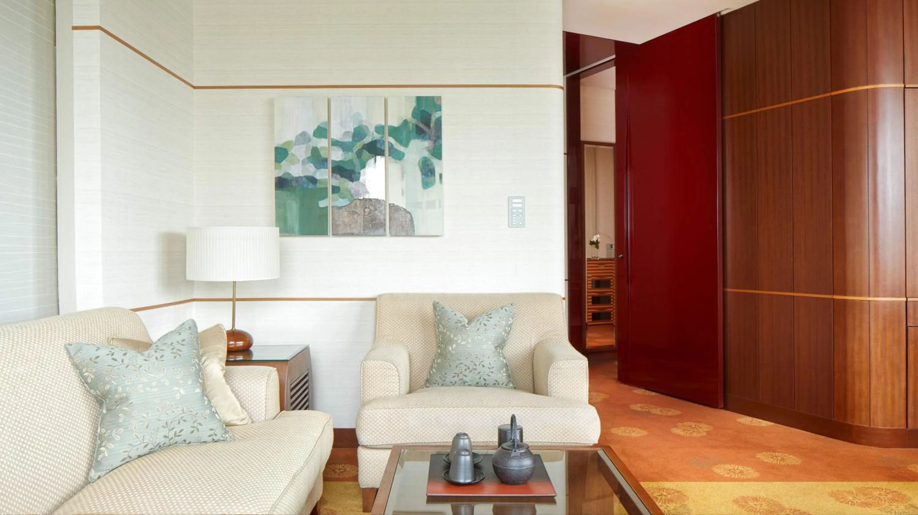 Seating area in The Peninsula Tokyo