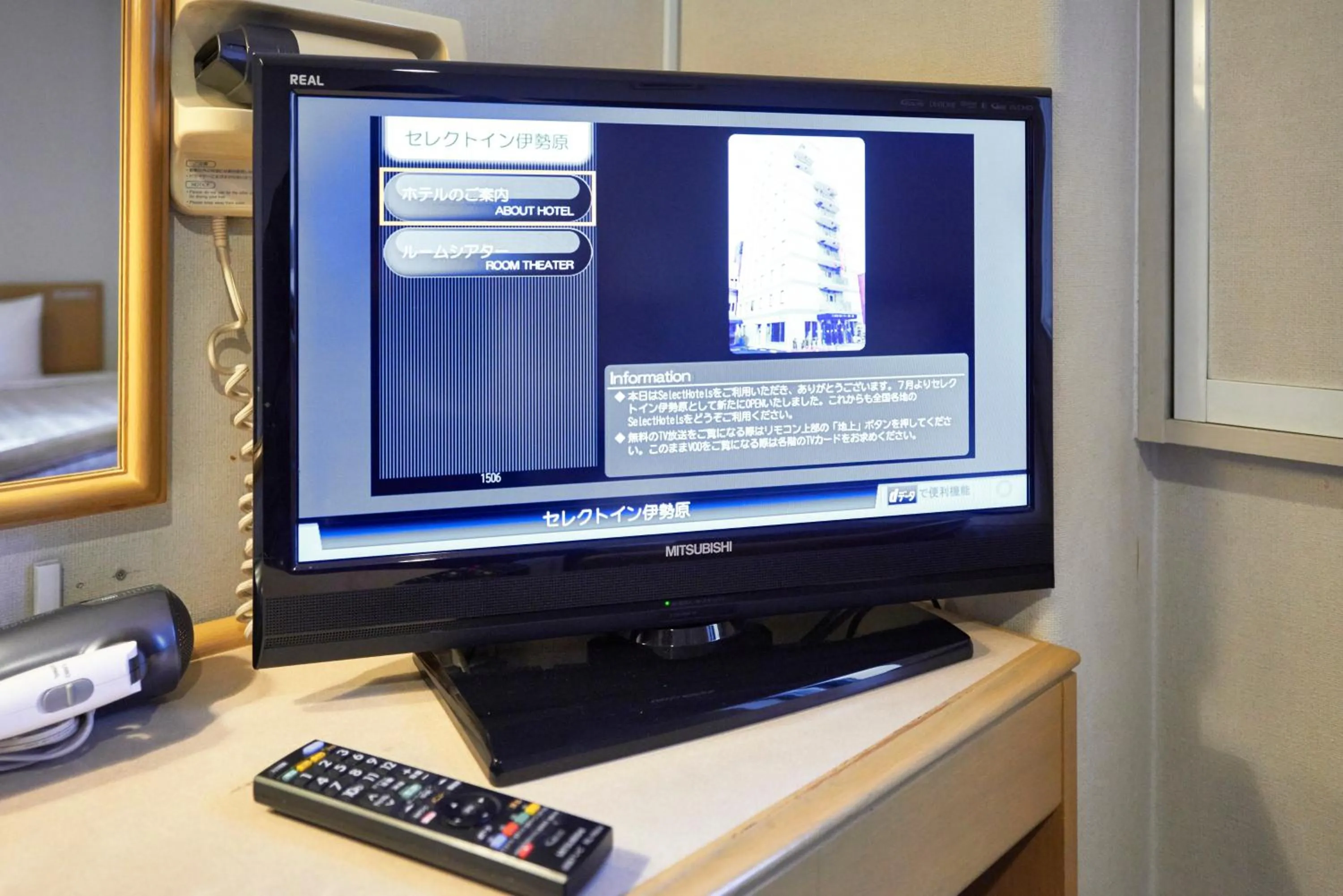 TV and multimedia in Hotel Select Inn Isehara