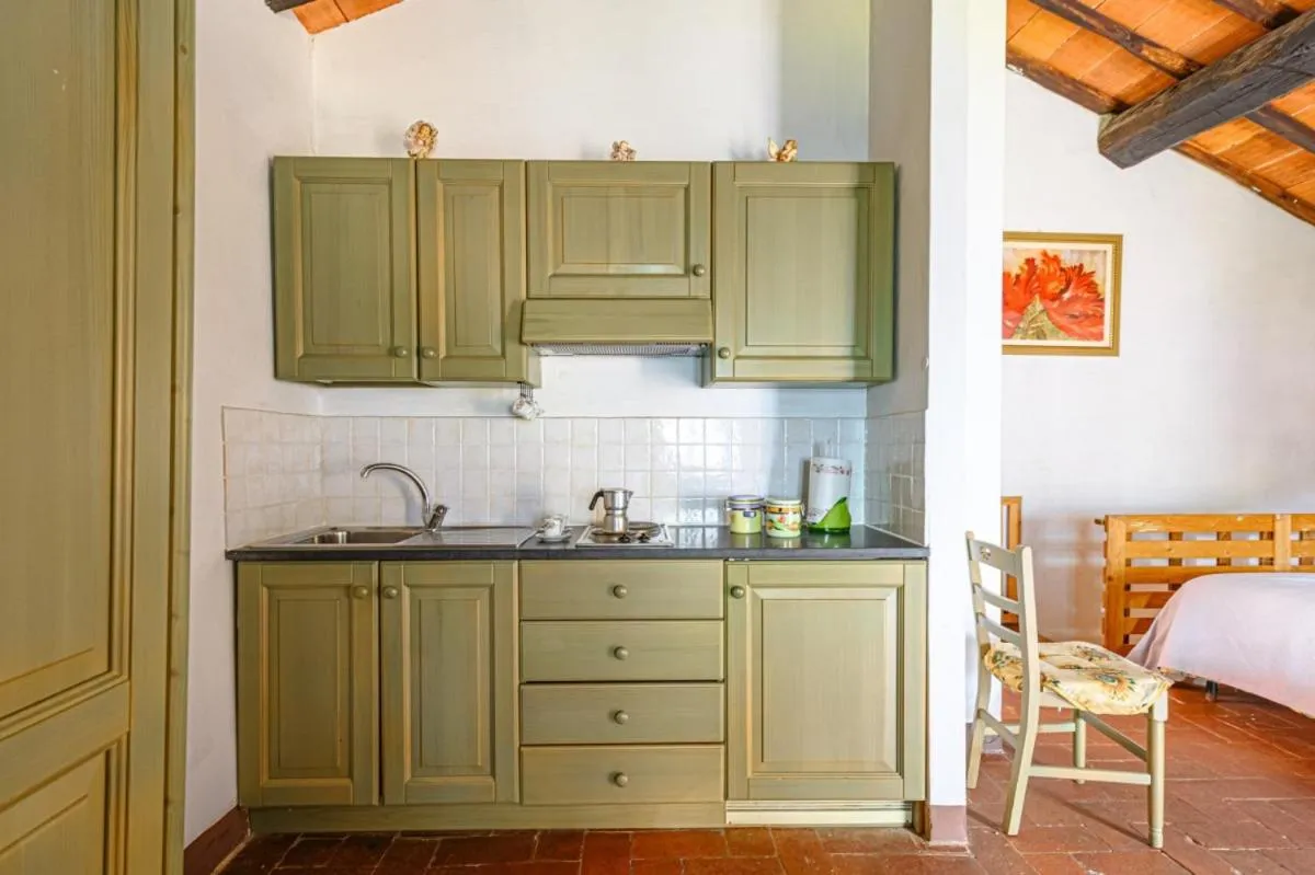 Kitchen or kitchenette in Agriturismo Pian di Fiume