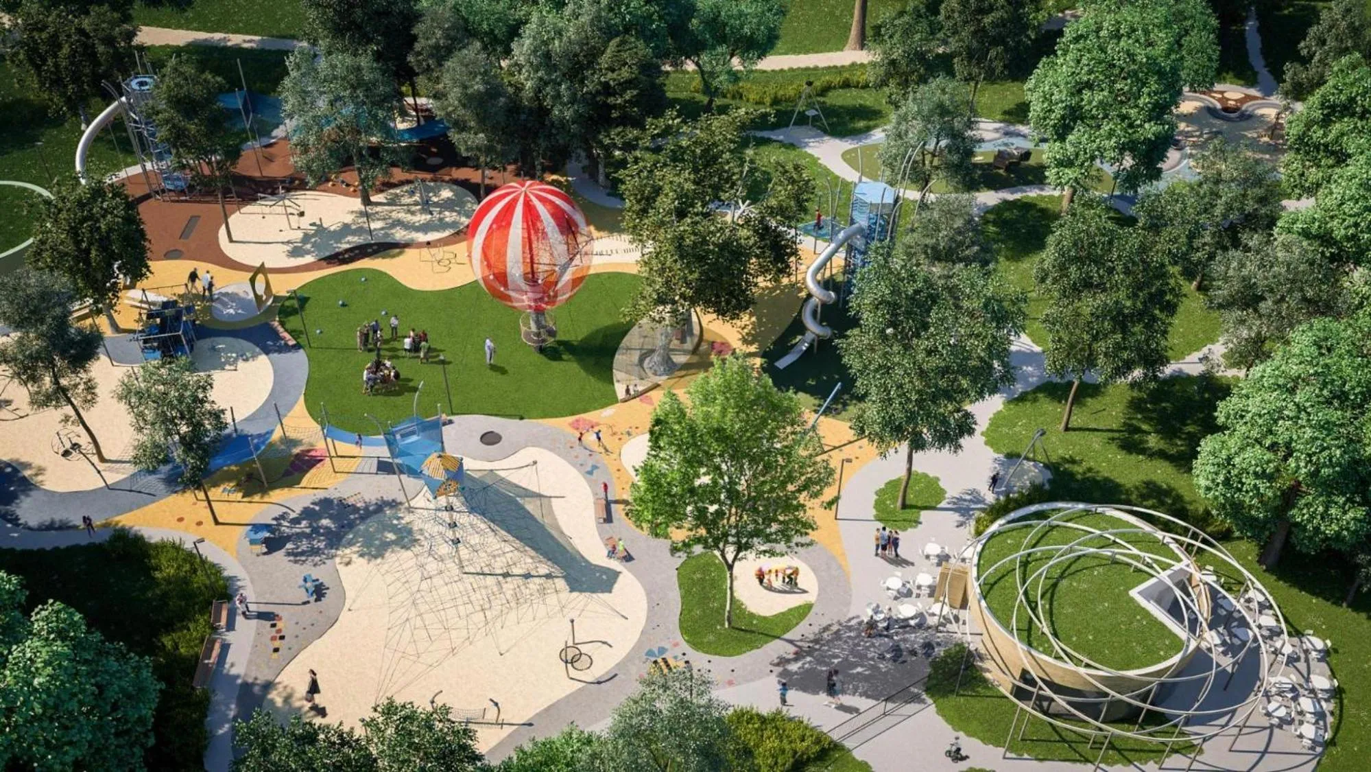 Children play ground in Park&Art Boutique Suites