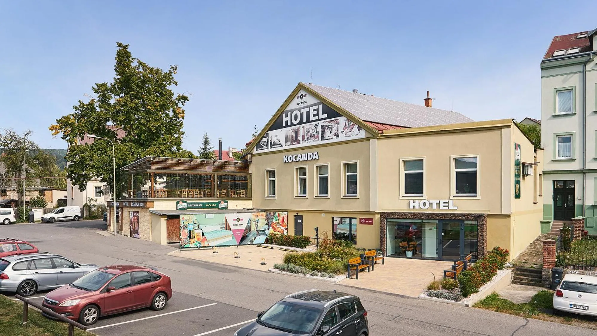 Property building in Wellness Hotel Kocanda