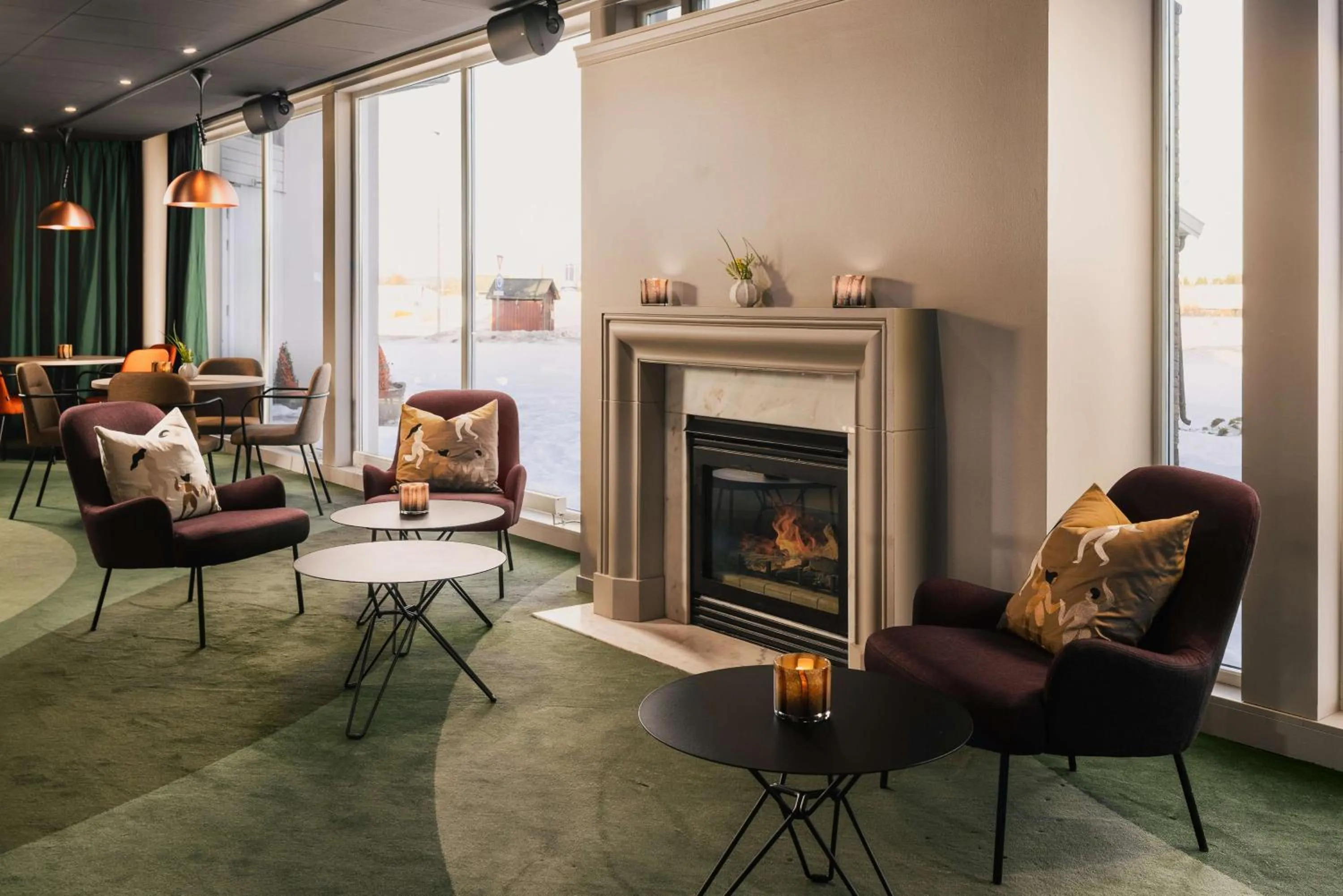 Lobby or reception in Scandic Gardermoen