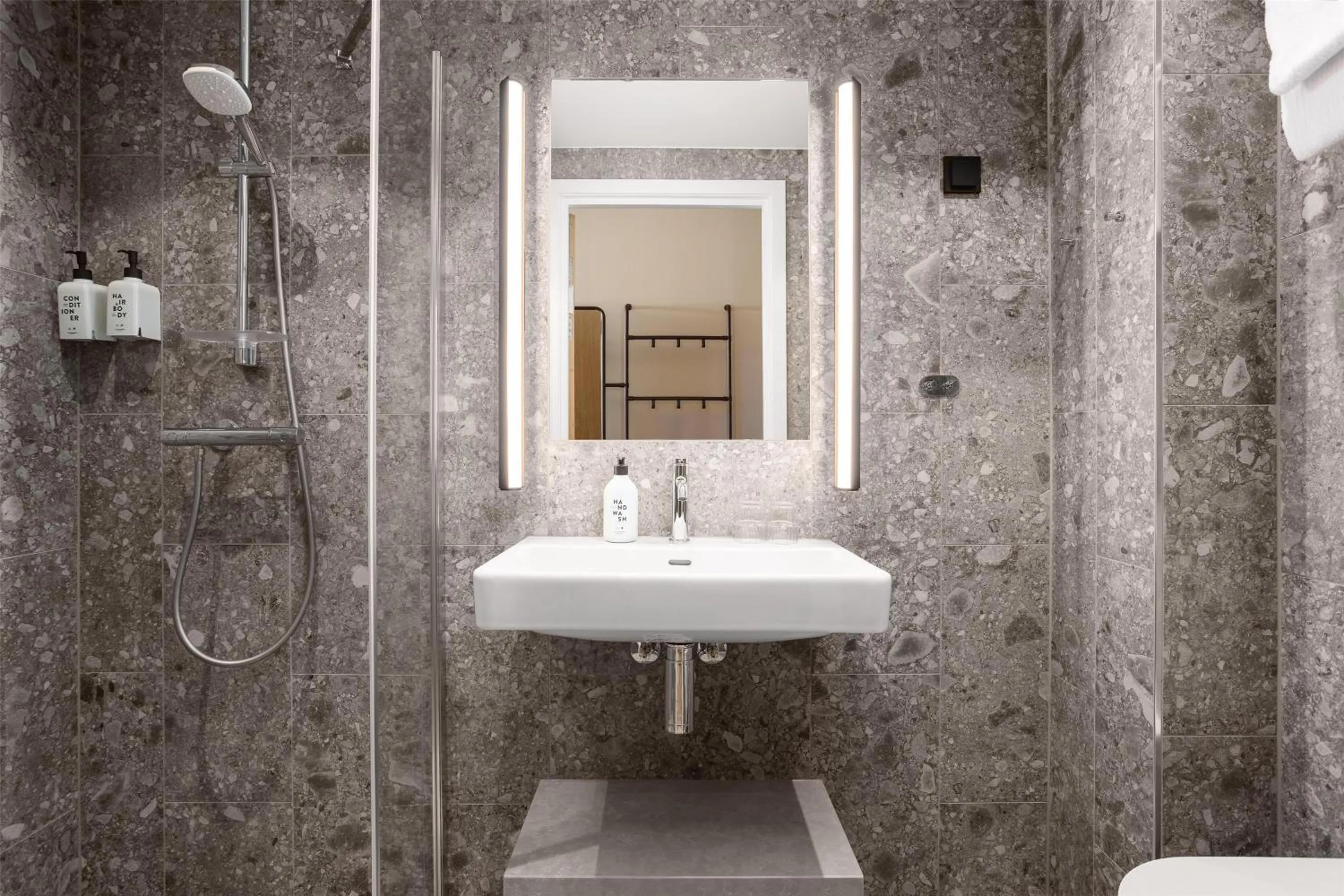 Bathroom in Scandic Gardermoen