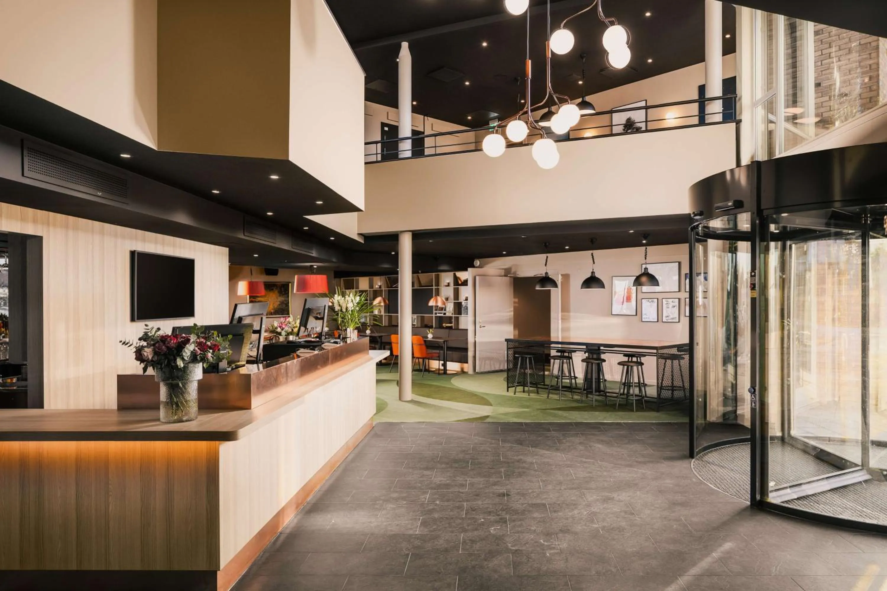 Lobby or reception in Scandic Gardermoen
