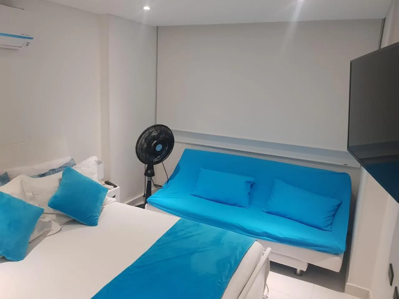 Bed in Apartamento Vista al Mar Cartagena