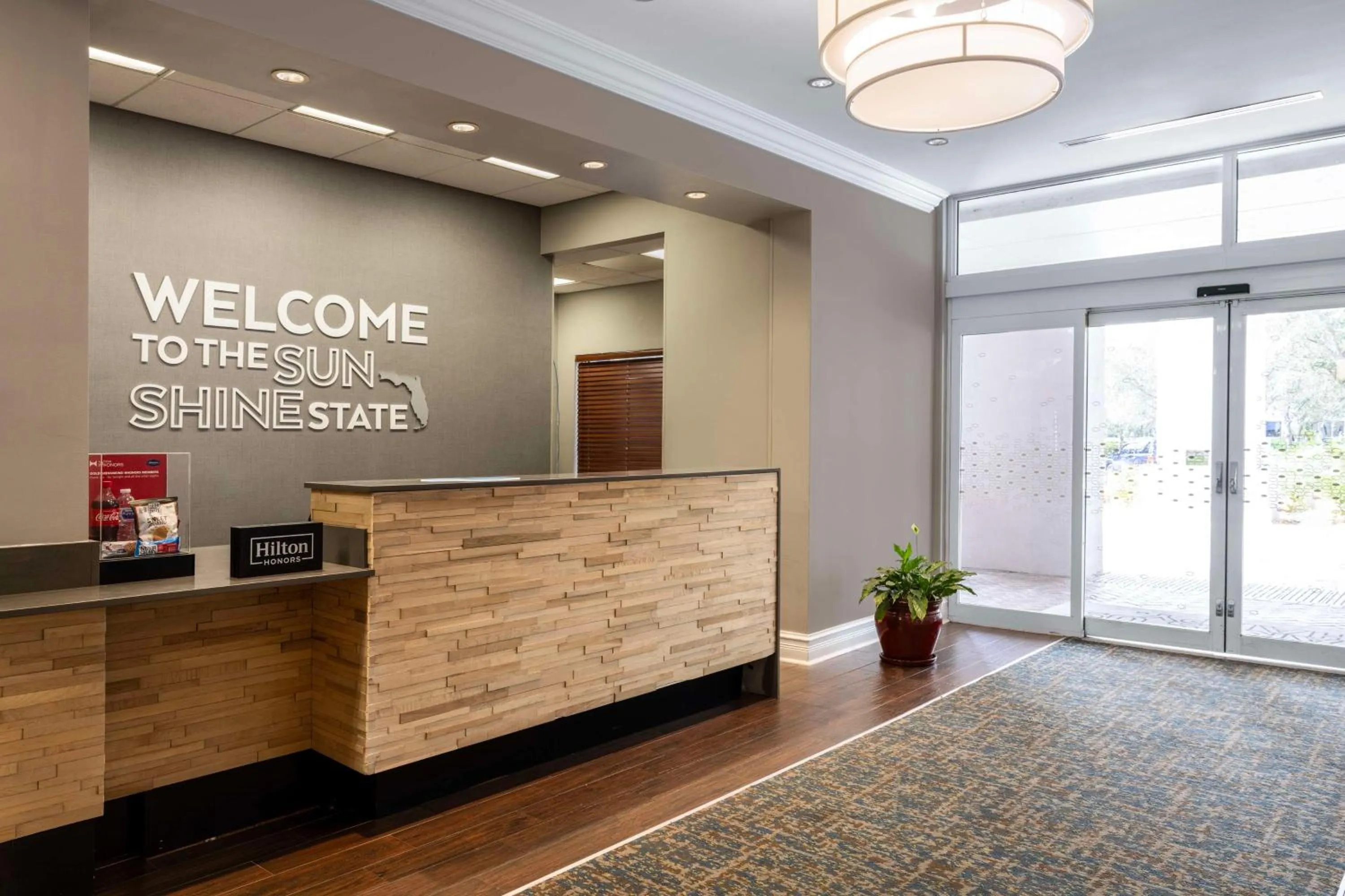 Lobby or reception in Hampton Inn West Palm Beach Central Airport