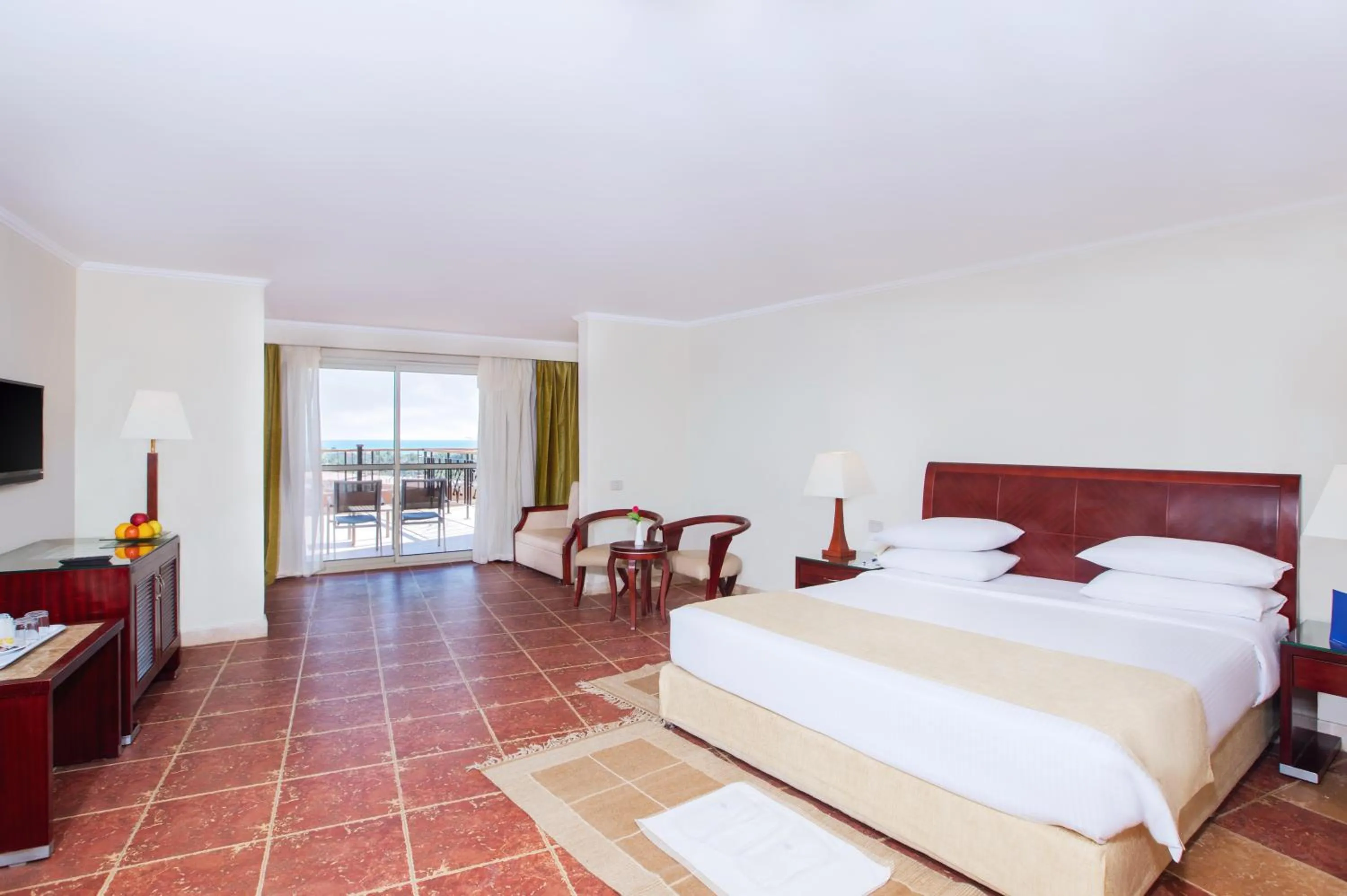 Bedroom, Bed in Coral Sea Beach and Aqua Park