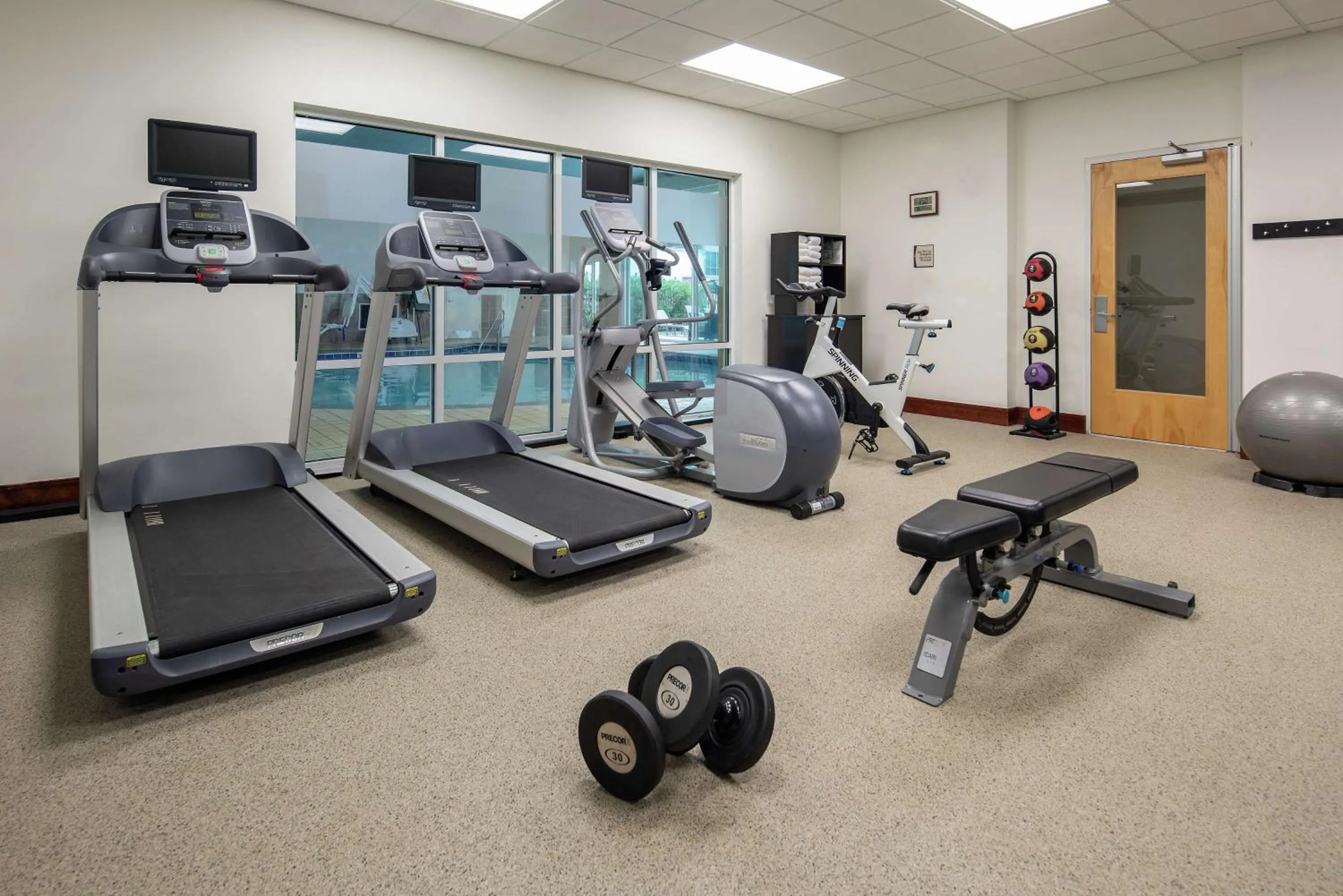 Fitness centre/facilities in Homewood Suites by Hilton Virginia Beach