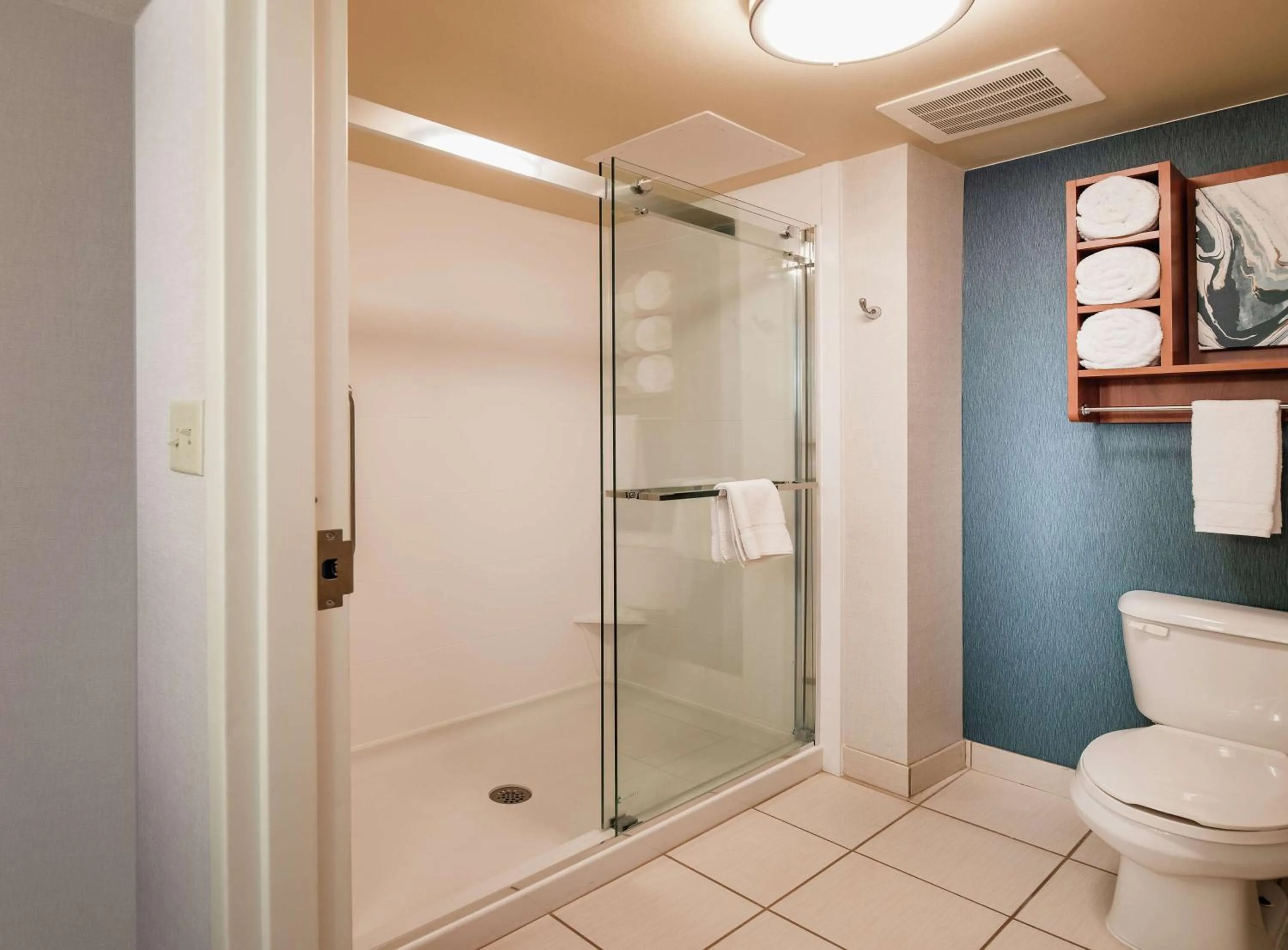 Bathroom in Homewood Suites by Hilton Virginia Beach