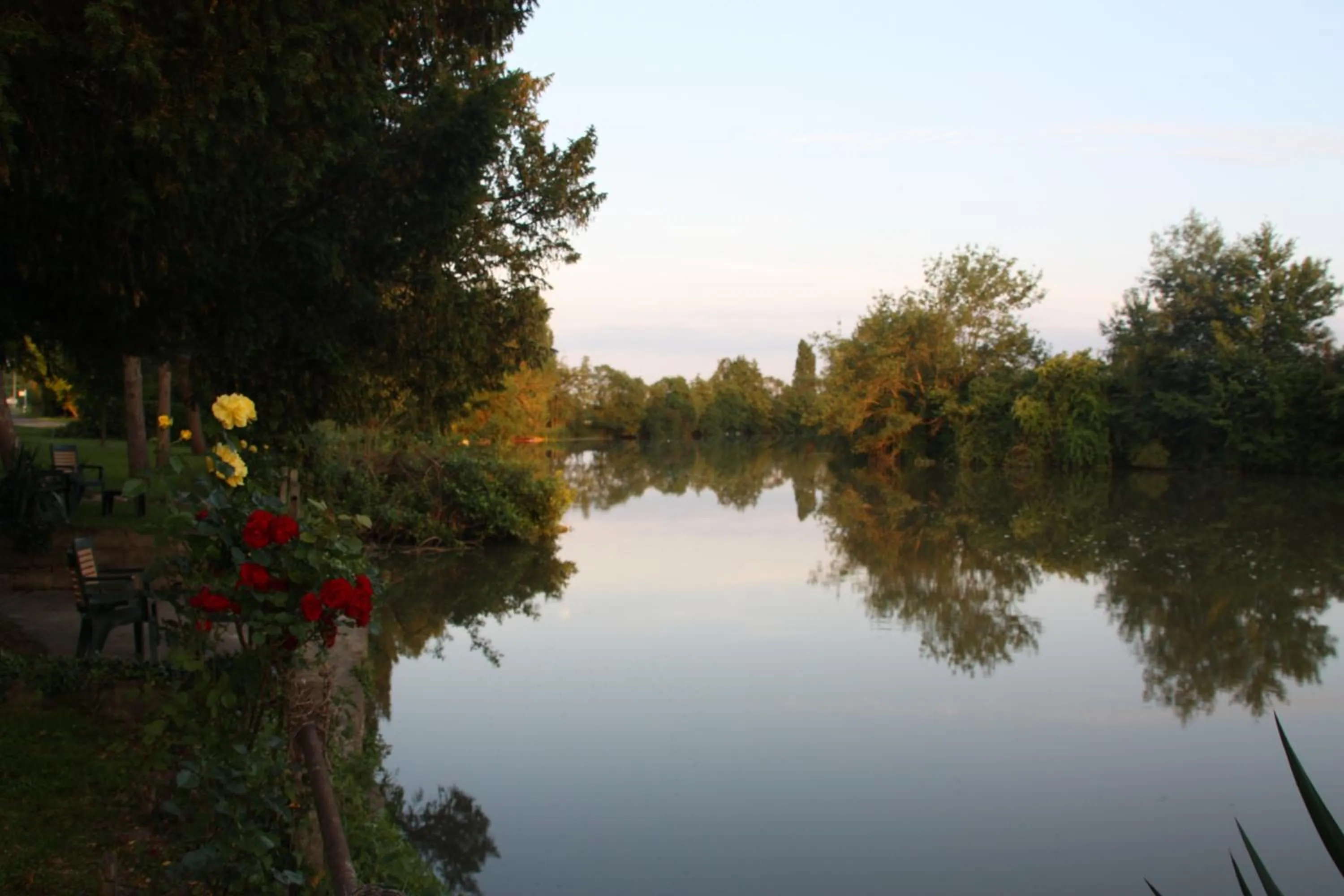 Garden in L'Auberge du Port des Roches