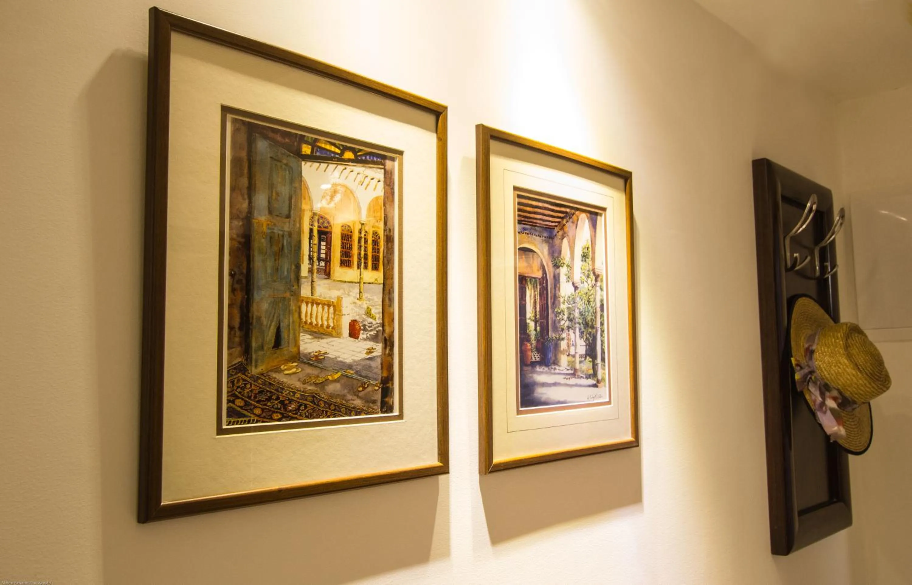 Decorative detail in Golden Walls Hotel