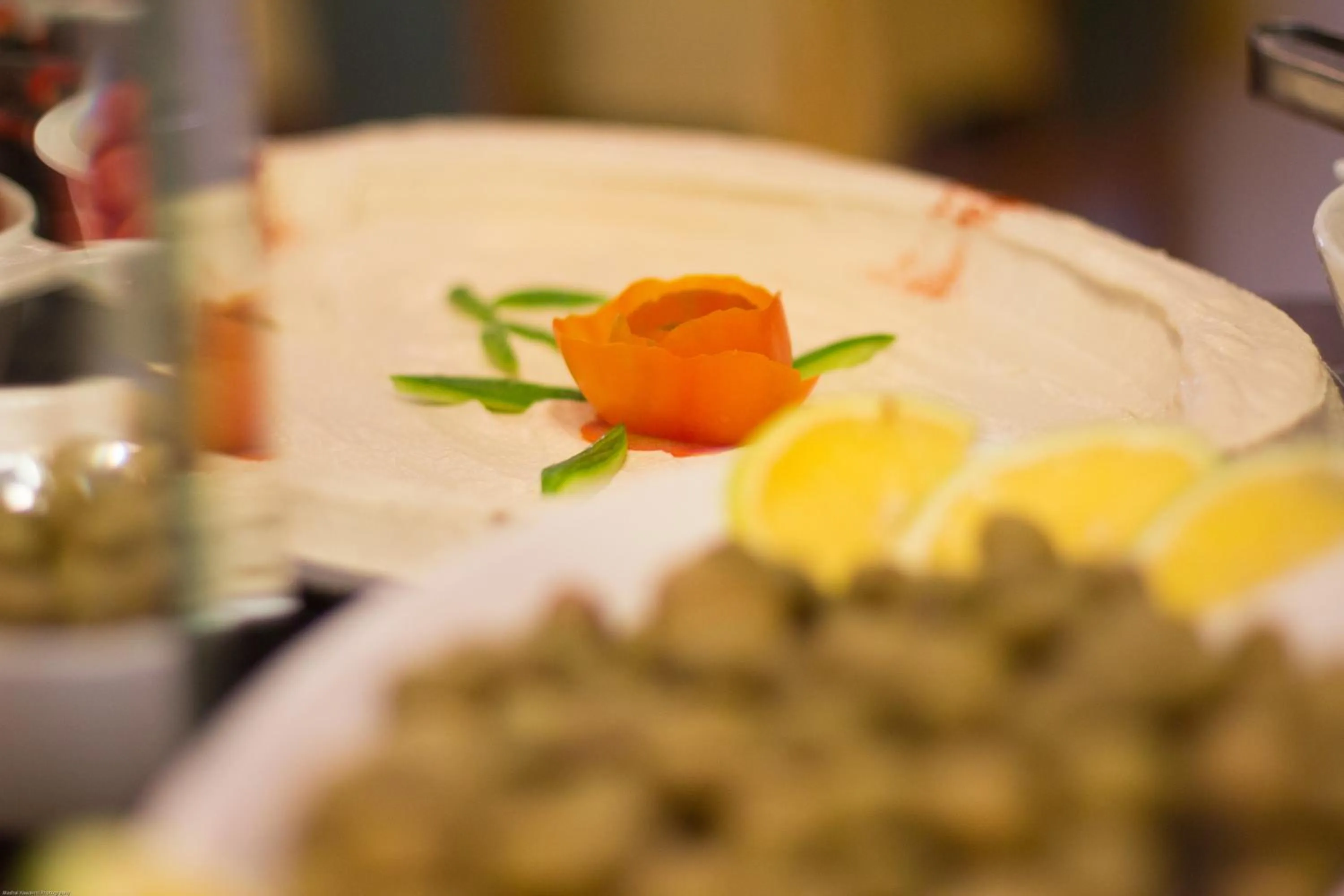 Food close-up in Golden Walls Hotel