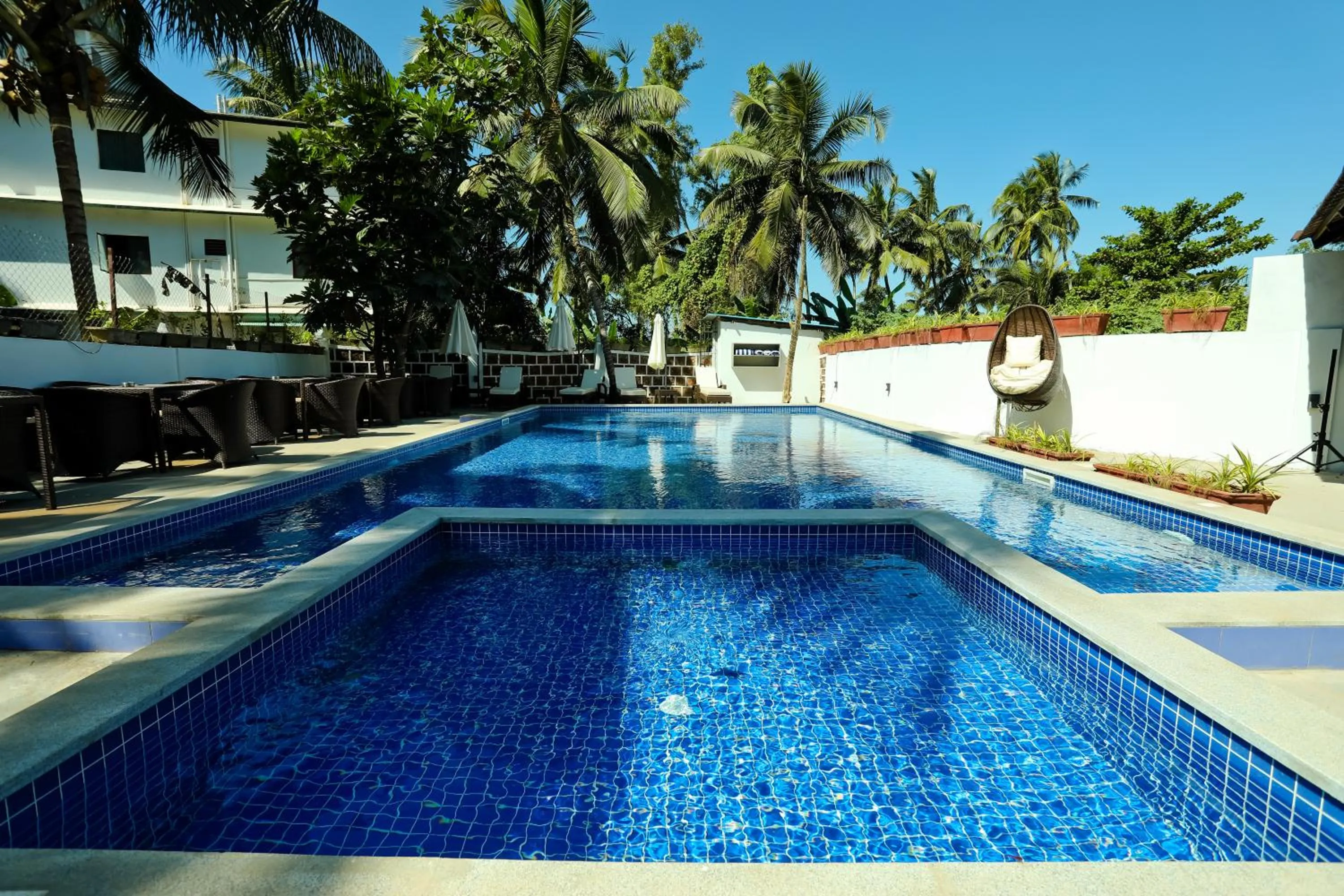 Swimming pool in Amara Grand Baga,Goa