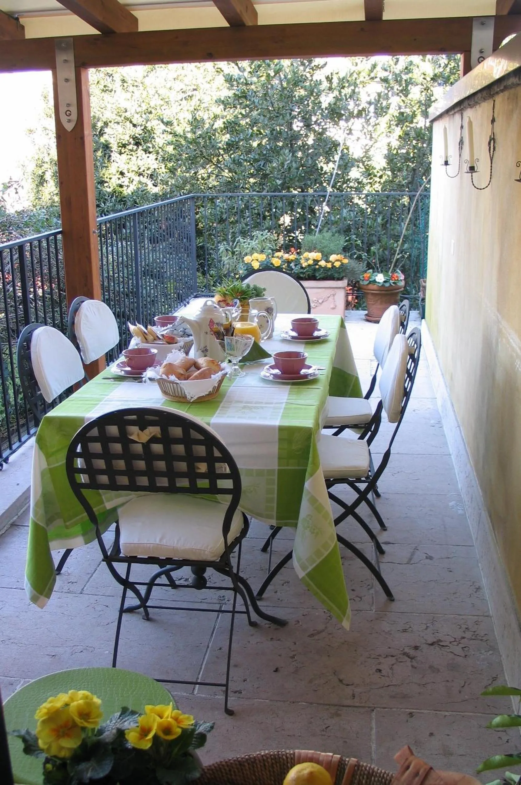 Balcony/Terrace in B&B Vicenza San Rocco