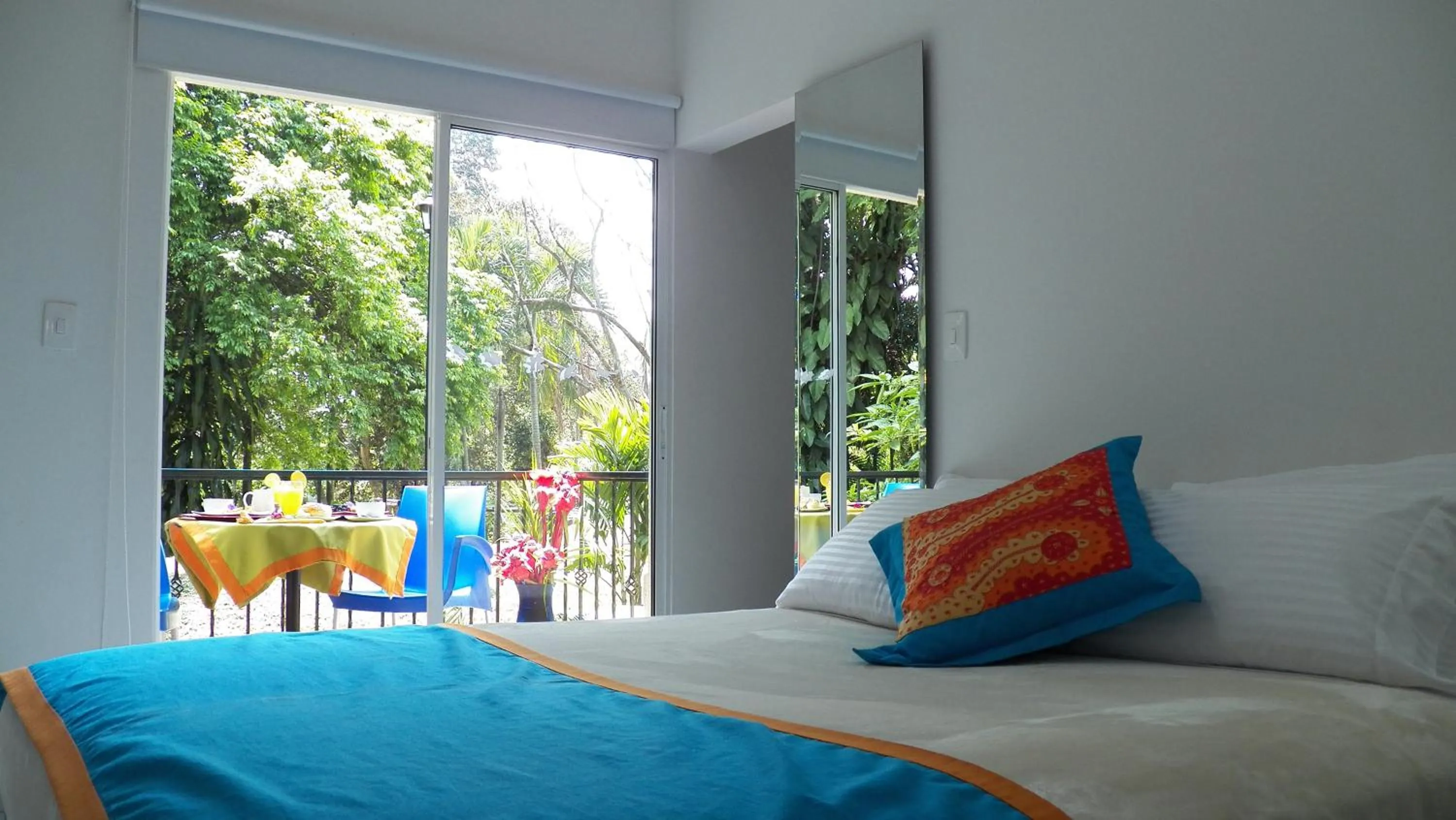 Bedroom, Bed in Hotel Campestre Santa Monica Pance