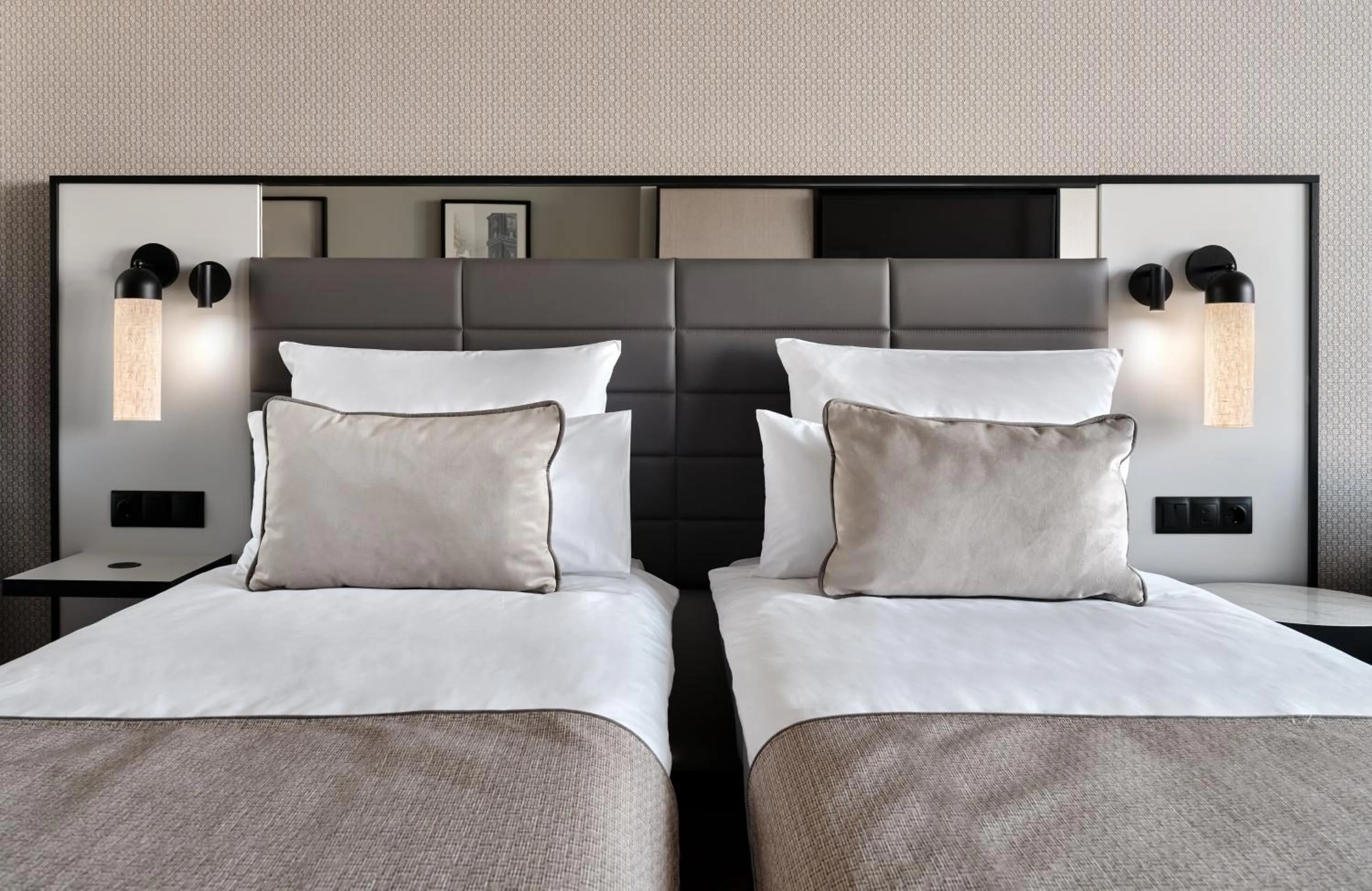 Bed in Leonardo Royal Hotel Warsaw